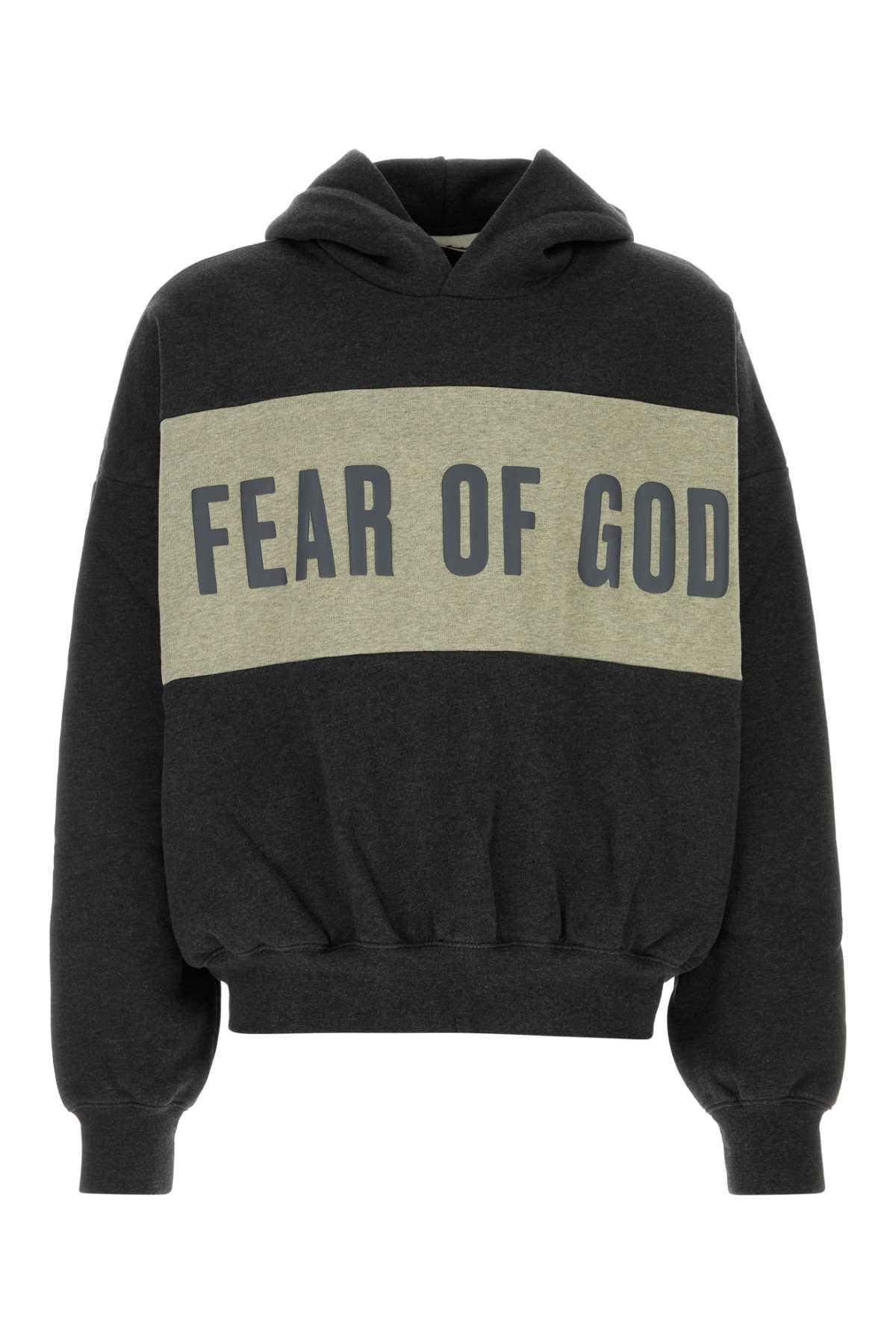 Cropped Relaxed Panelled Hoodie