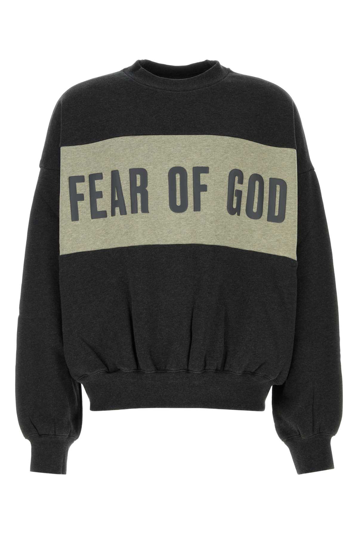 Cropped Relaxed Panelled Sweatshirt