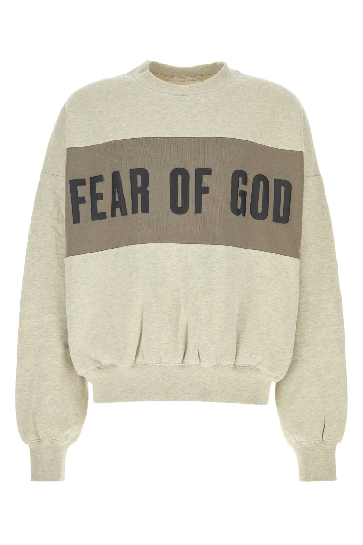 Cropped Relaxed Panelled Sweatshirt