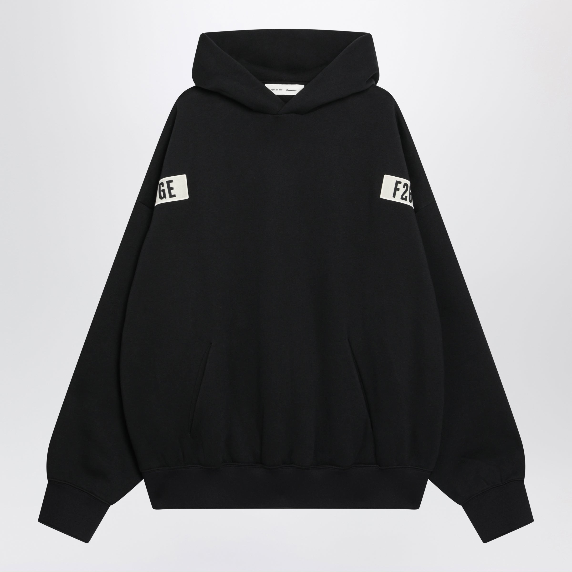 Black 90S Cotton Hoodie