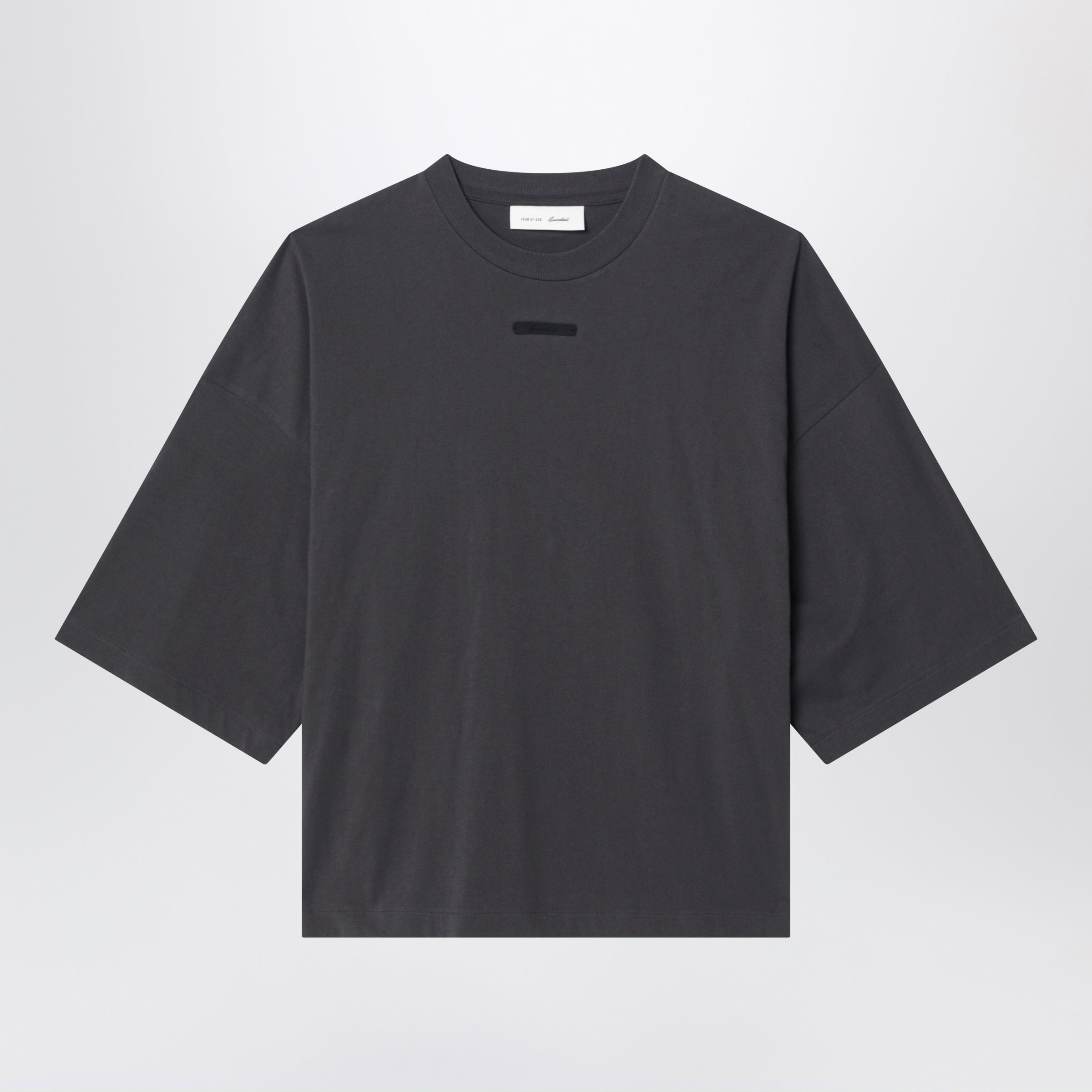 Iron Grey Cotton Merch T-Shirt
