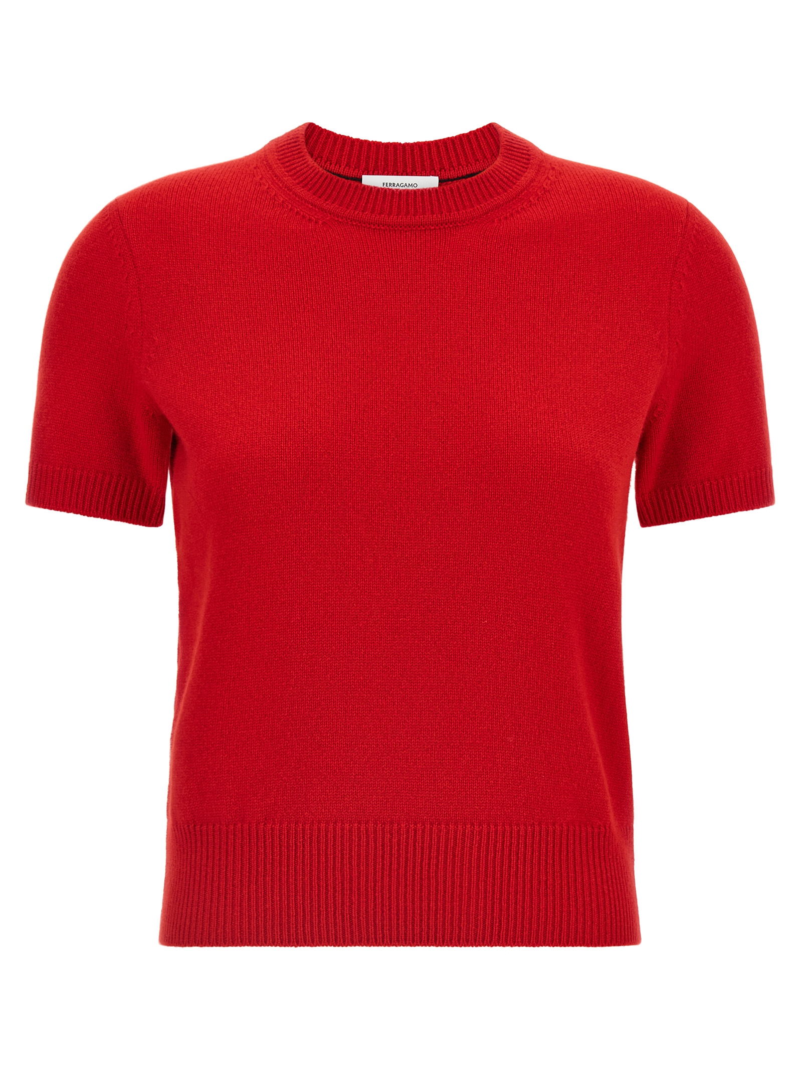 Ferragamo 'gancini' Sweater In Red