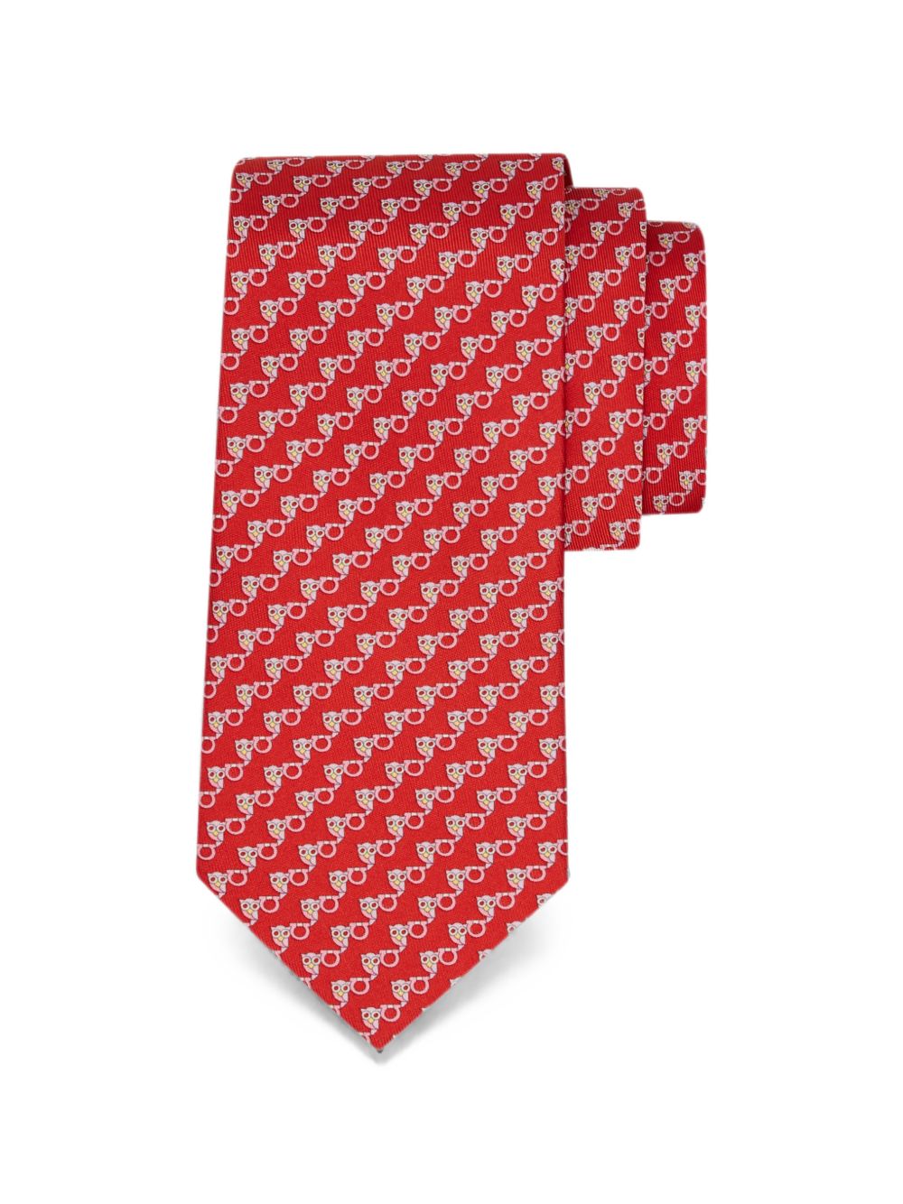 Mens Red Silk Tie