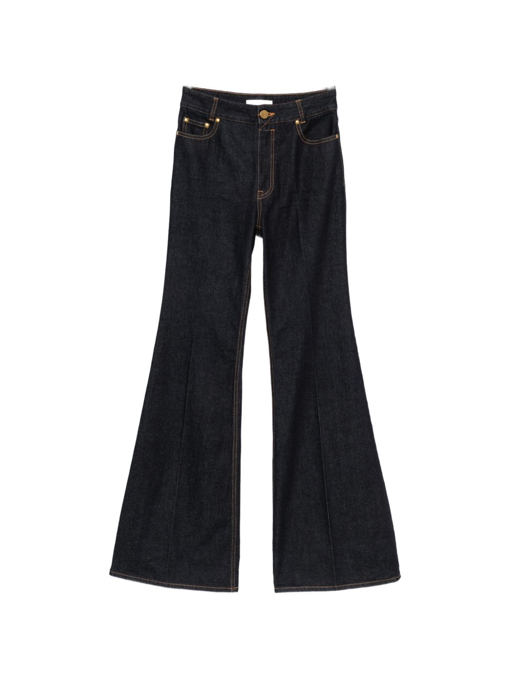 Zimmermann Flared Denim Jeans In Blue