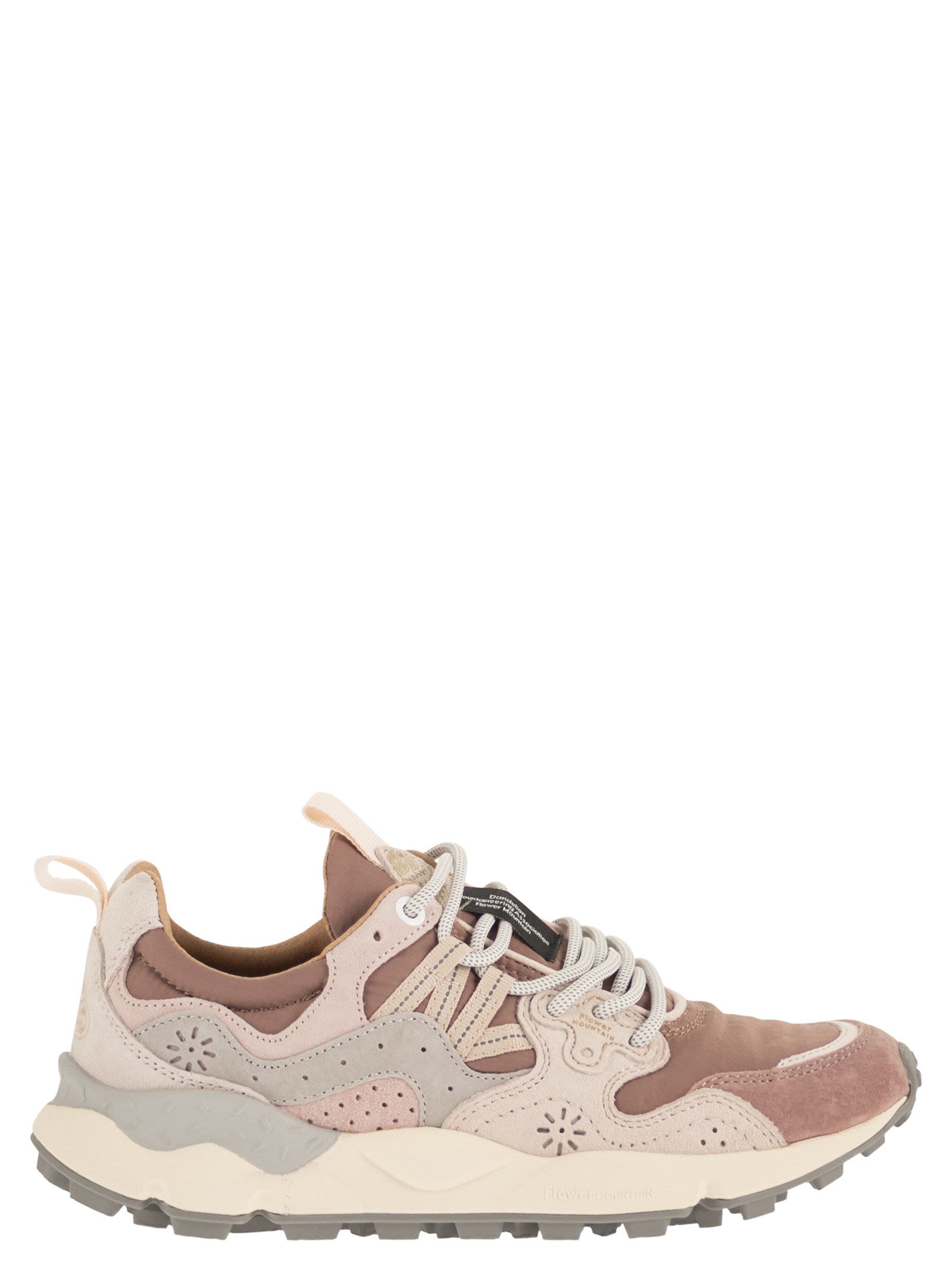 Yamano 3 - Sneakers In Suede And Technical Fabric