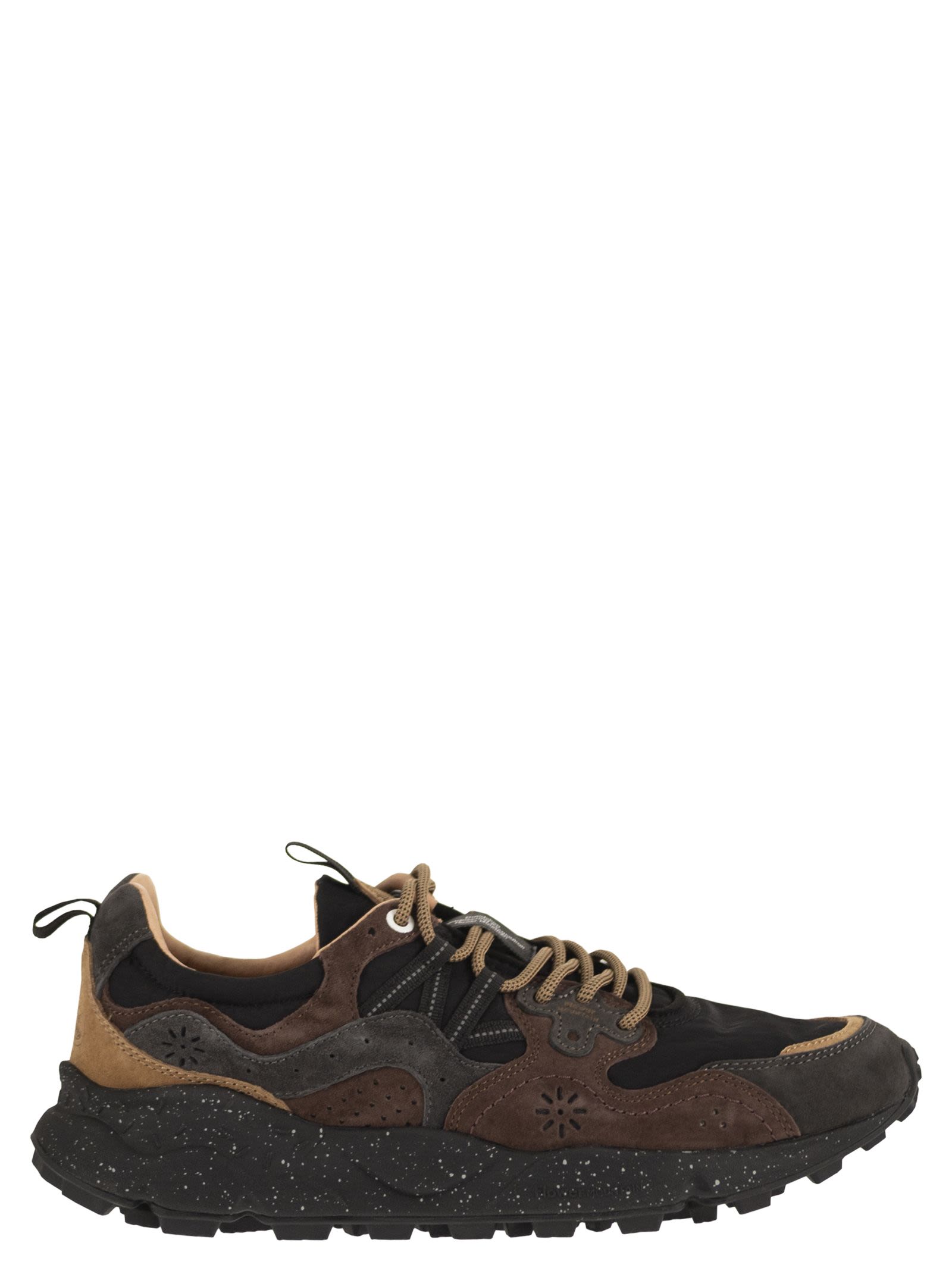 Yamano 3 - Sneakers In Suede And Technical Fabric