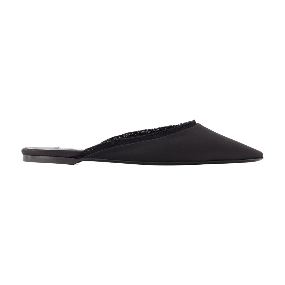 Frayed Lounge Sandales -  - Silk - Black