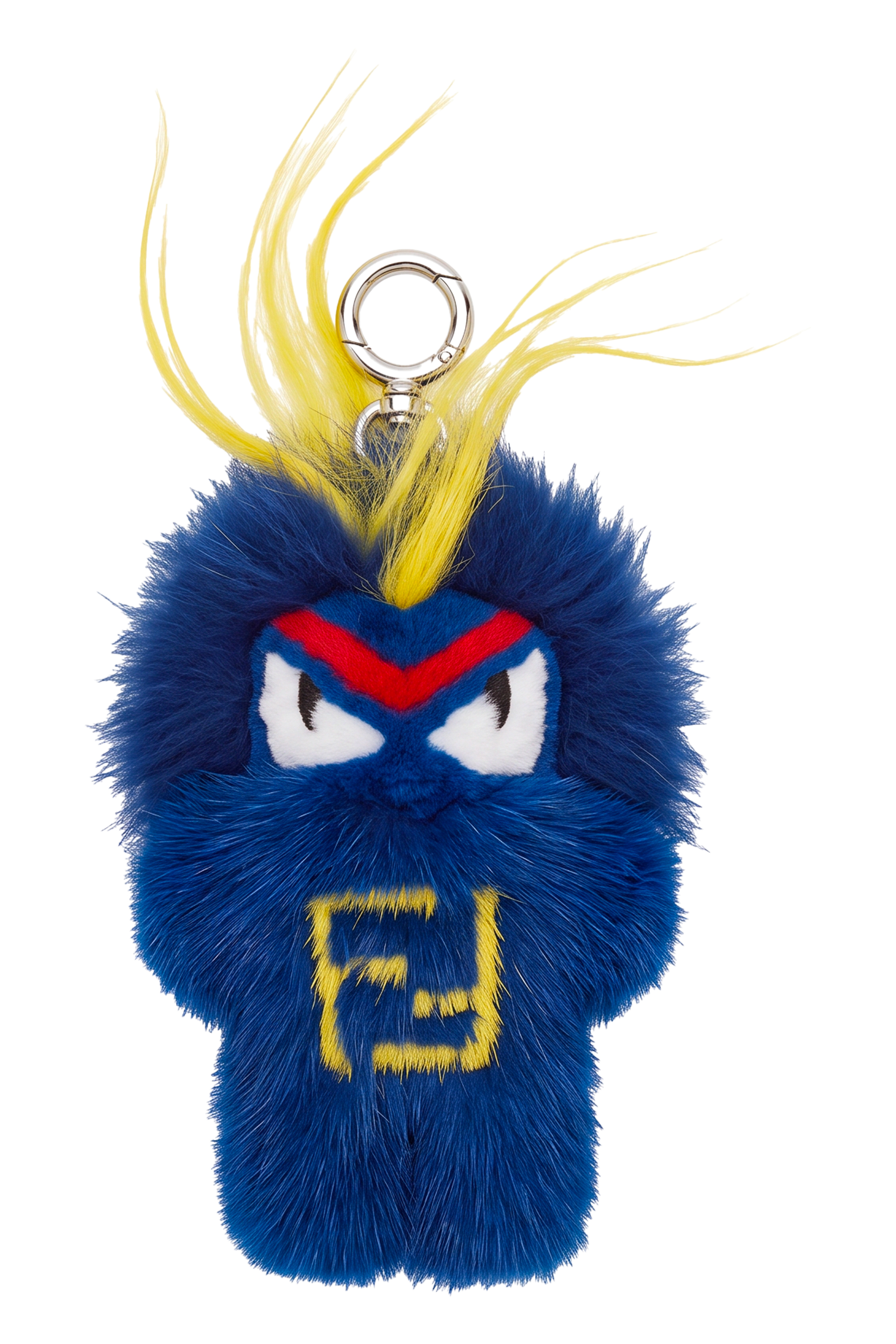Fendi Fur Keychain In Multicolor