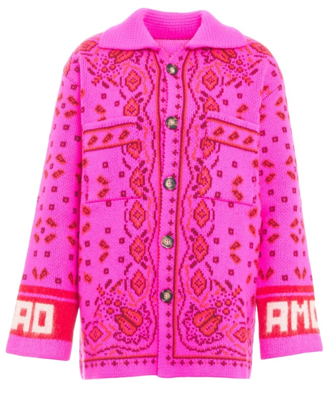 Pink Merino Wool Shirt