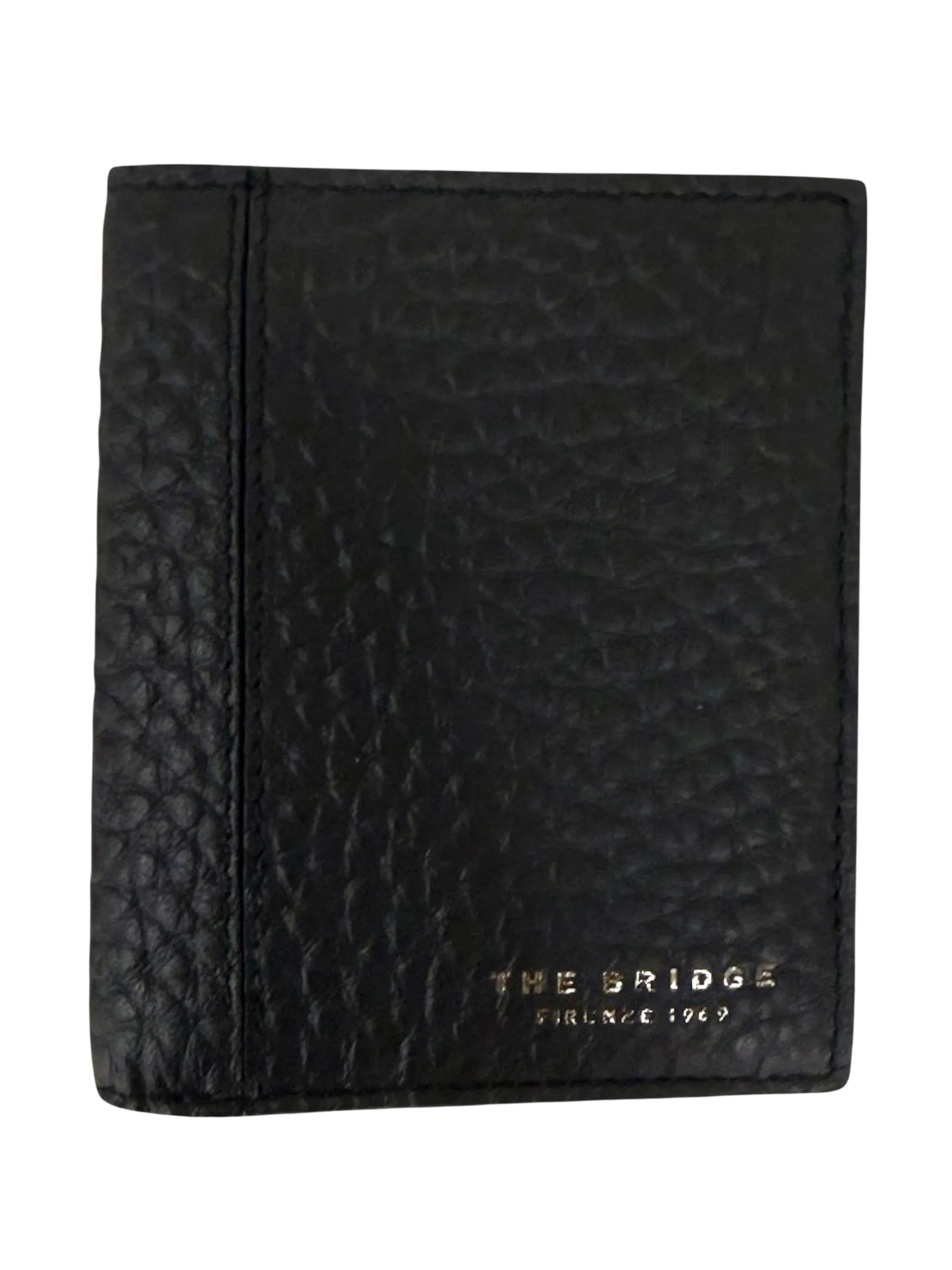 Grainy-Effect Bi-Fold Wallet