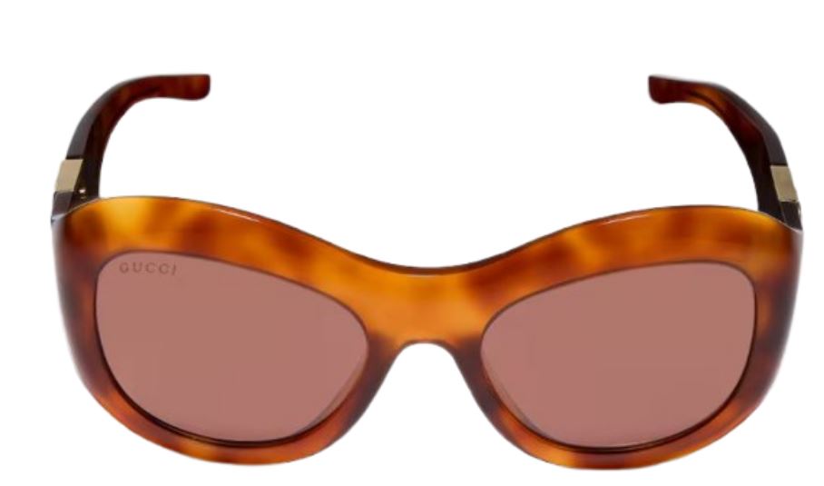 Gucci Primavera Tortoise Round Sunglasses In Blonde Havana