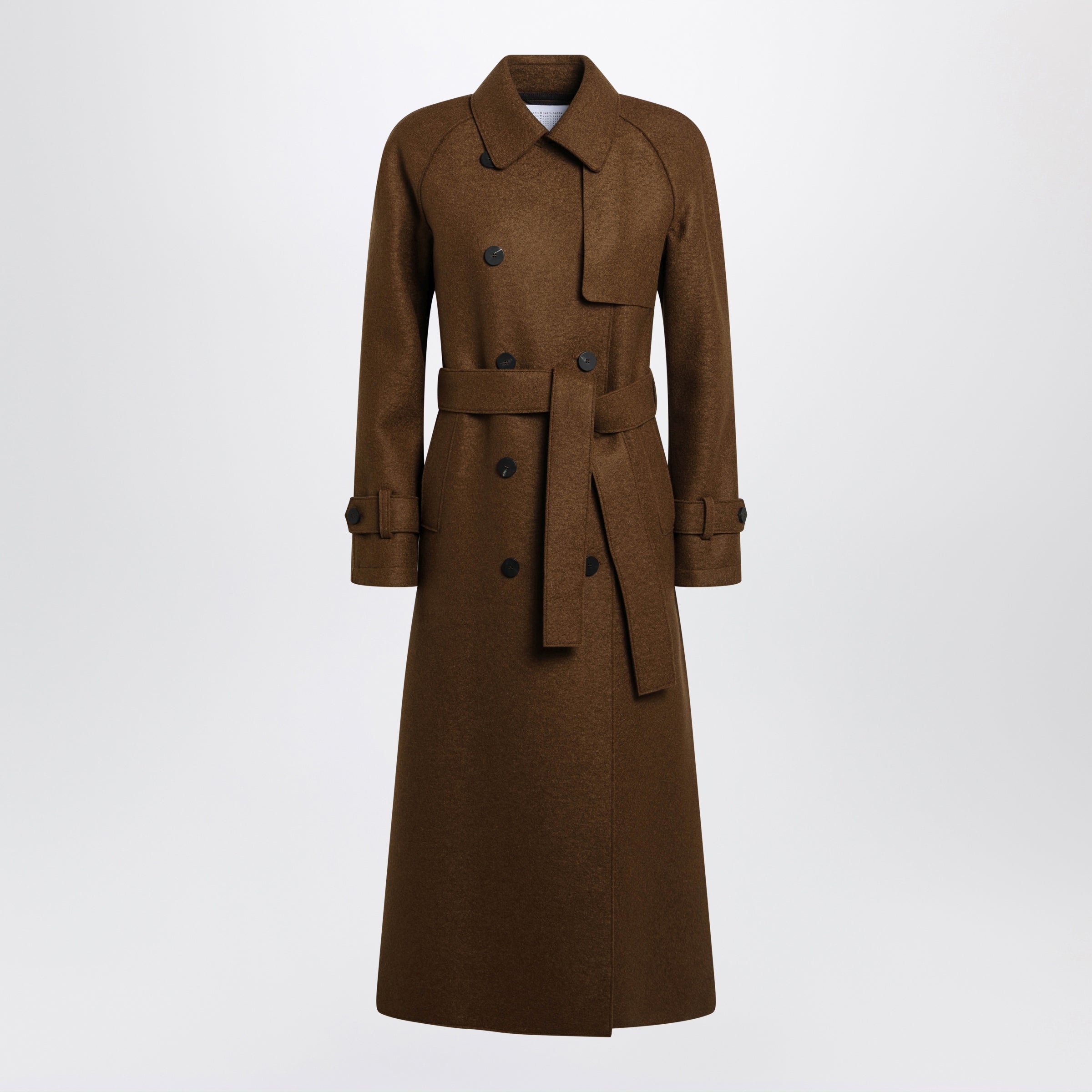 Biscuit Belted Wool Coat