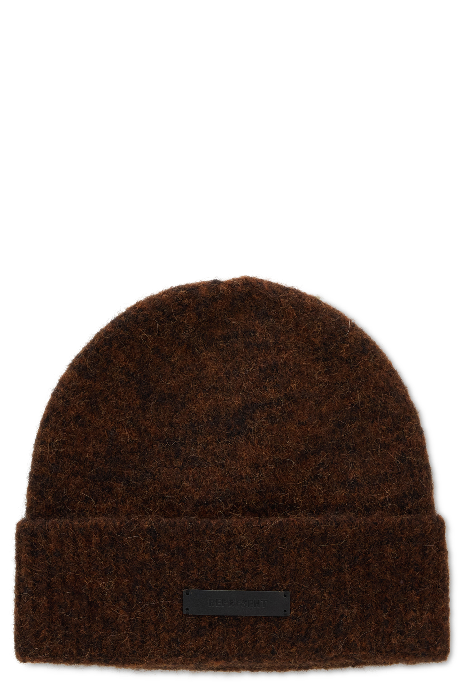 Represent Hat In Knitted Wool And Alpaca In Brown