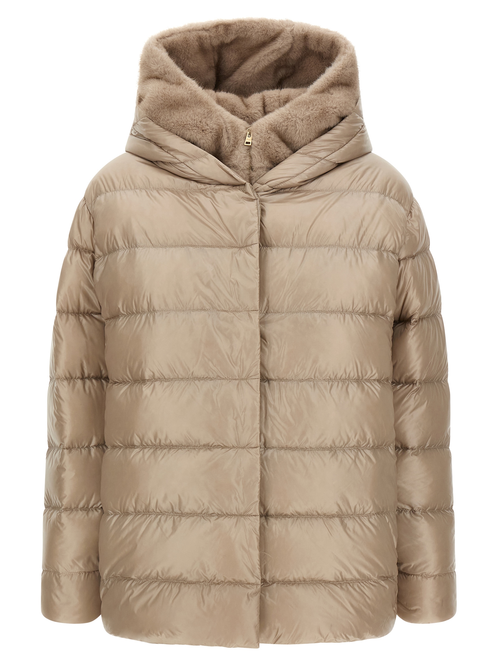 Herno 'fusciacca' Down Jacket In Beige