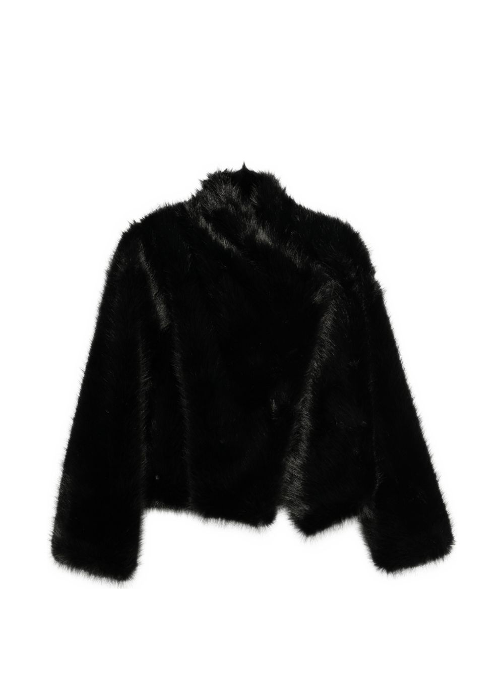 Bb Couture Jackie Faux Fur Jacket In Black