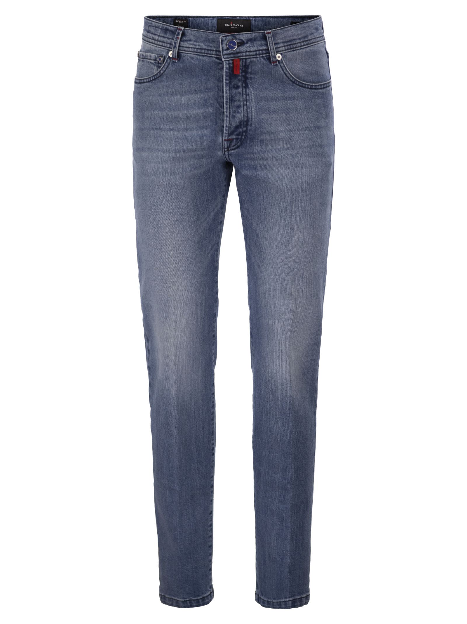 Five-Pocket Stretch Denim Jeans