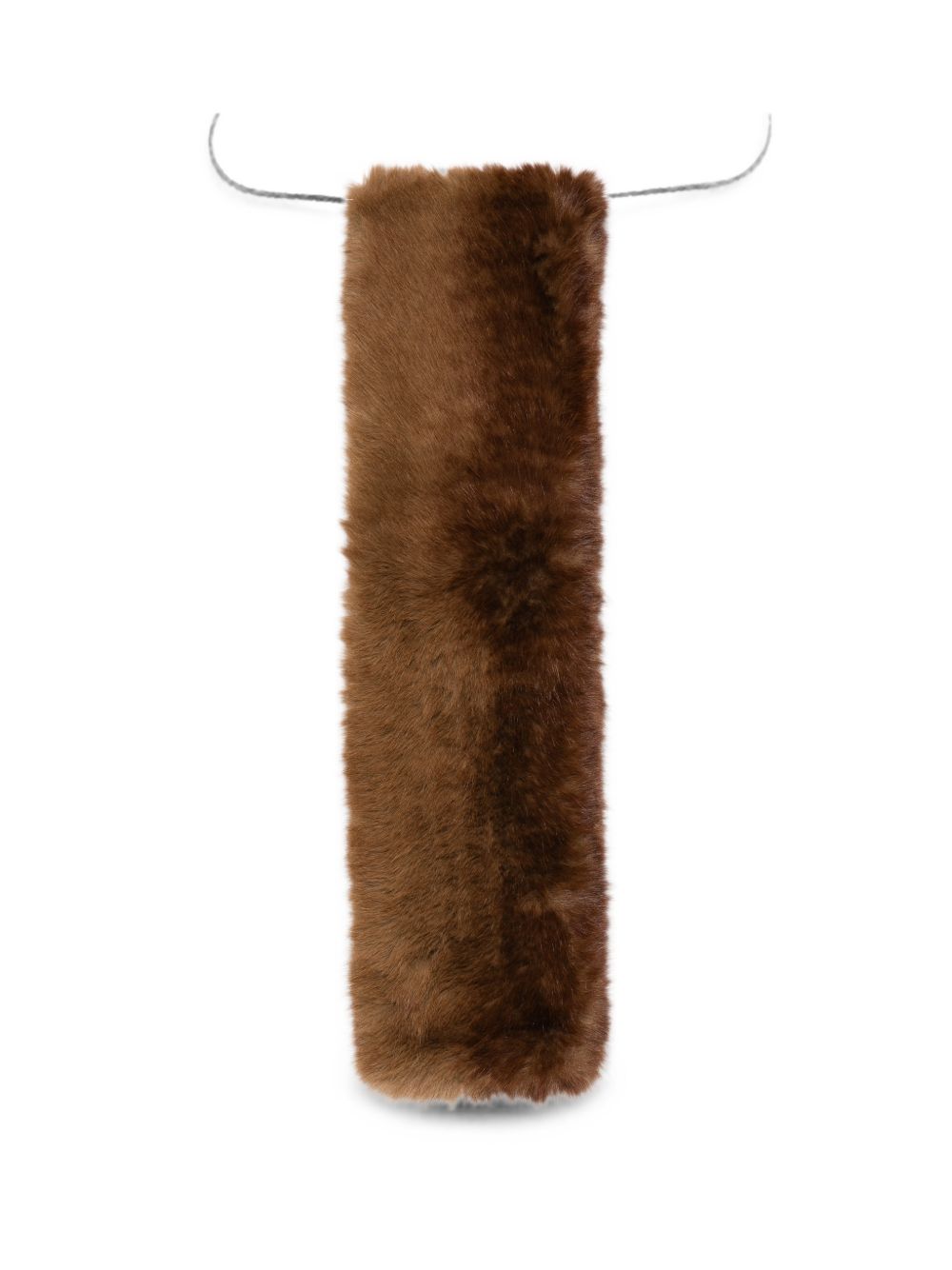 Apparis Rectangle-shape Scarf In Brown