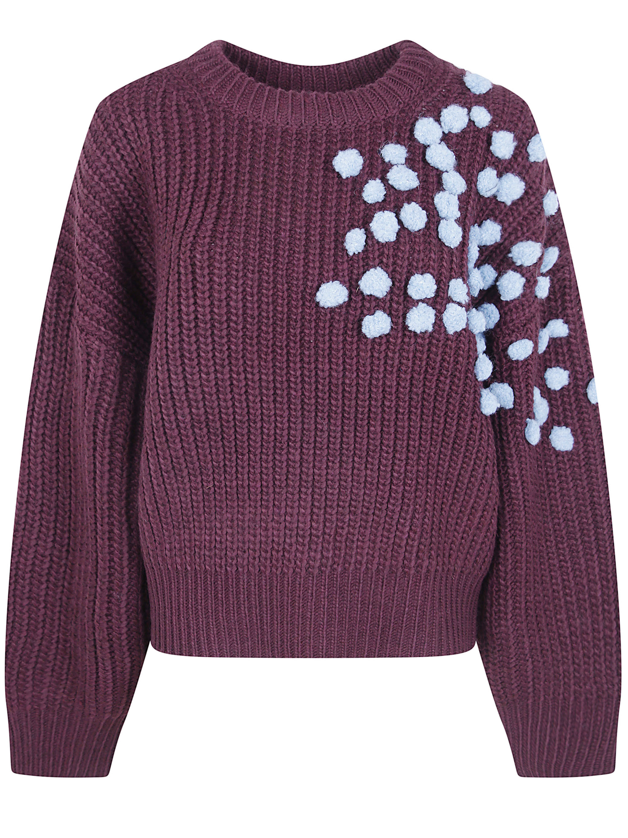 "Kostar" Embroidered Round Neck Pullover