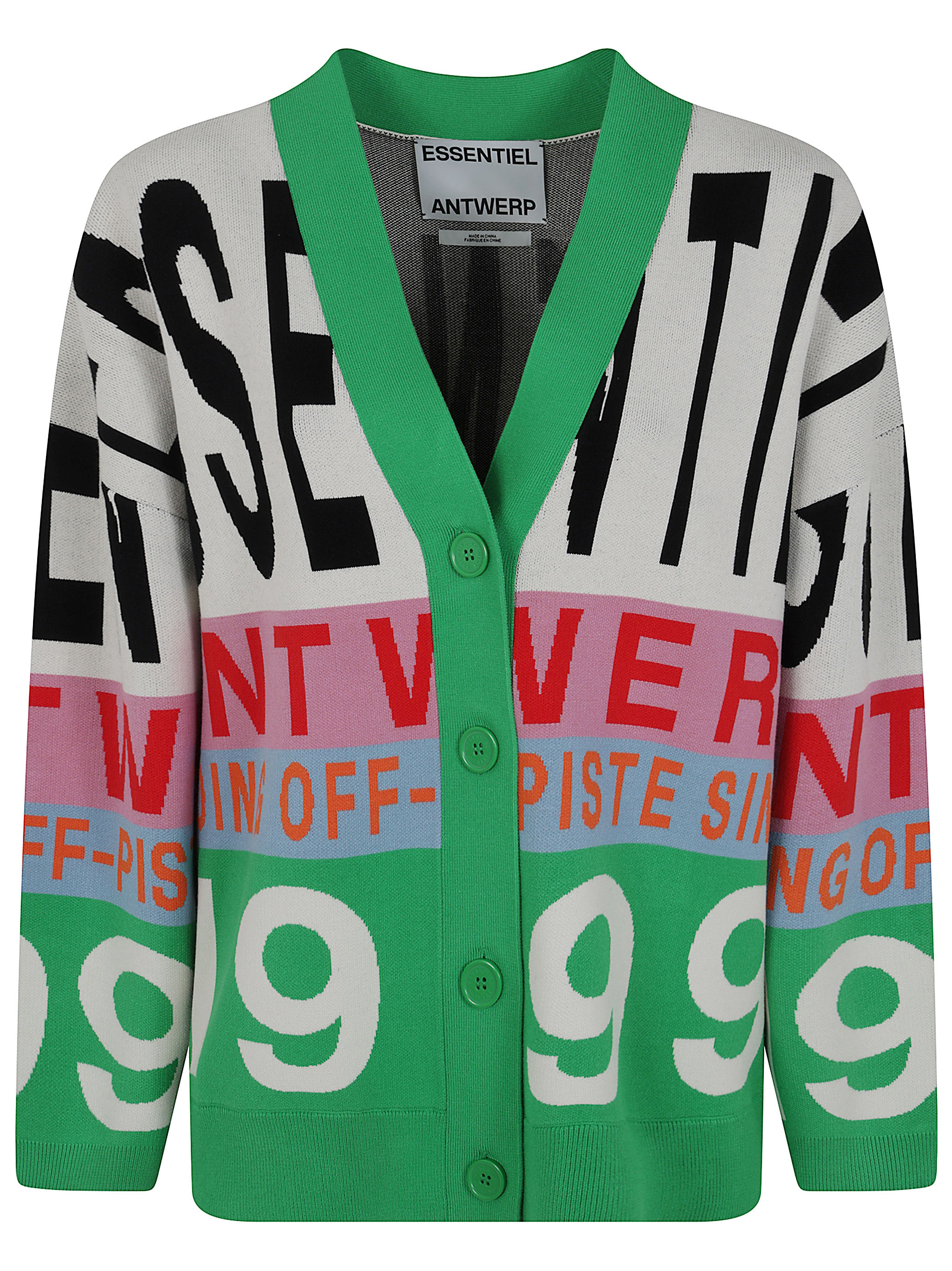 "Kreezer" Jacquard Cardigan