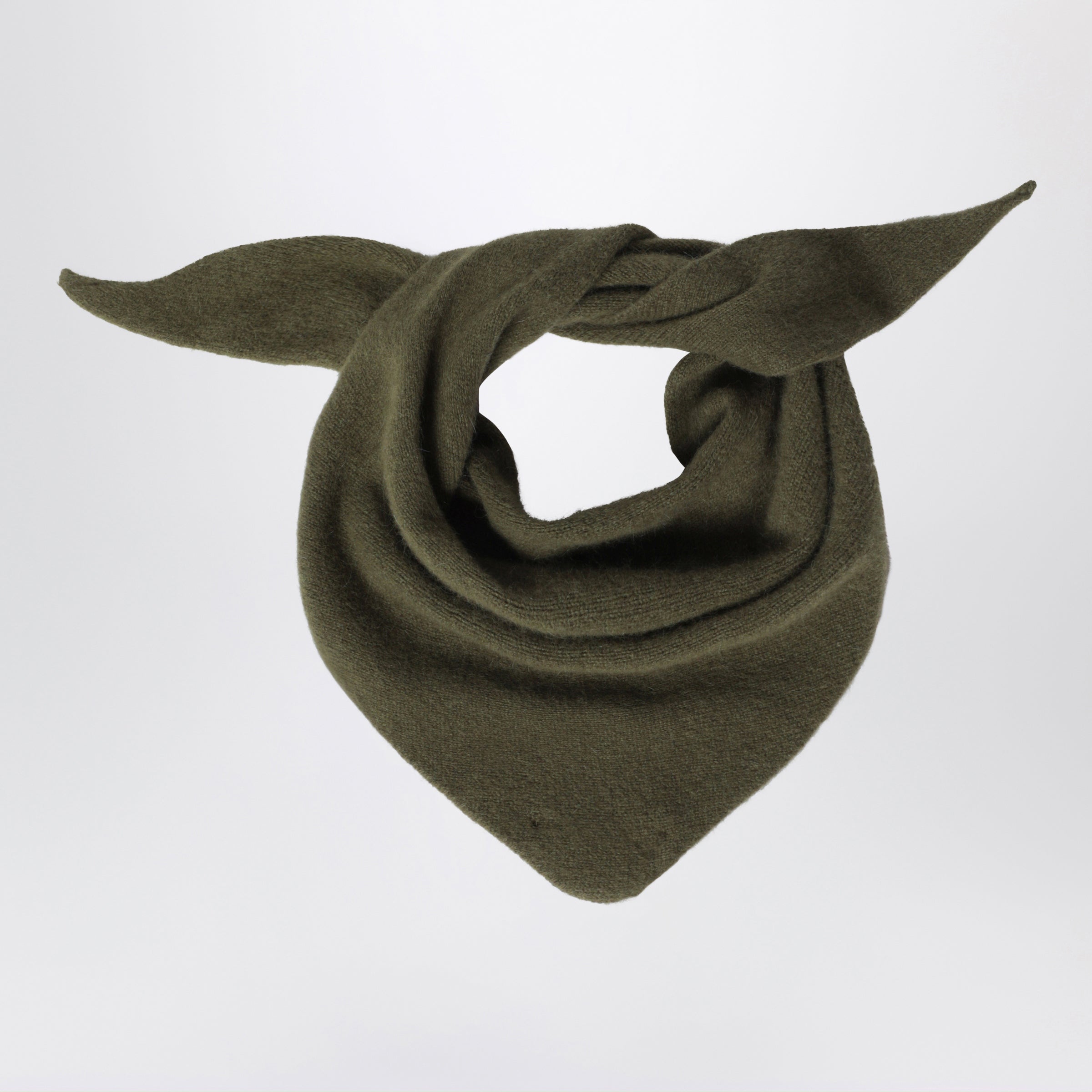 Bandana In Wool And Caregora In Jungle