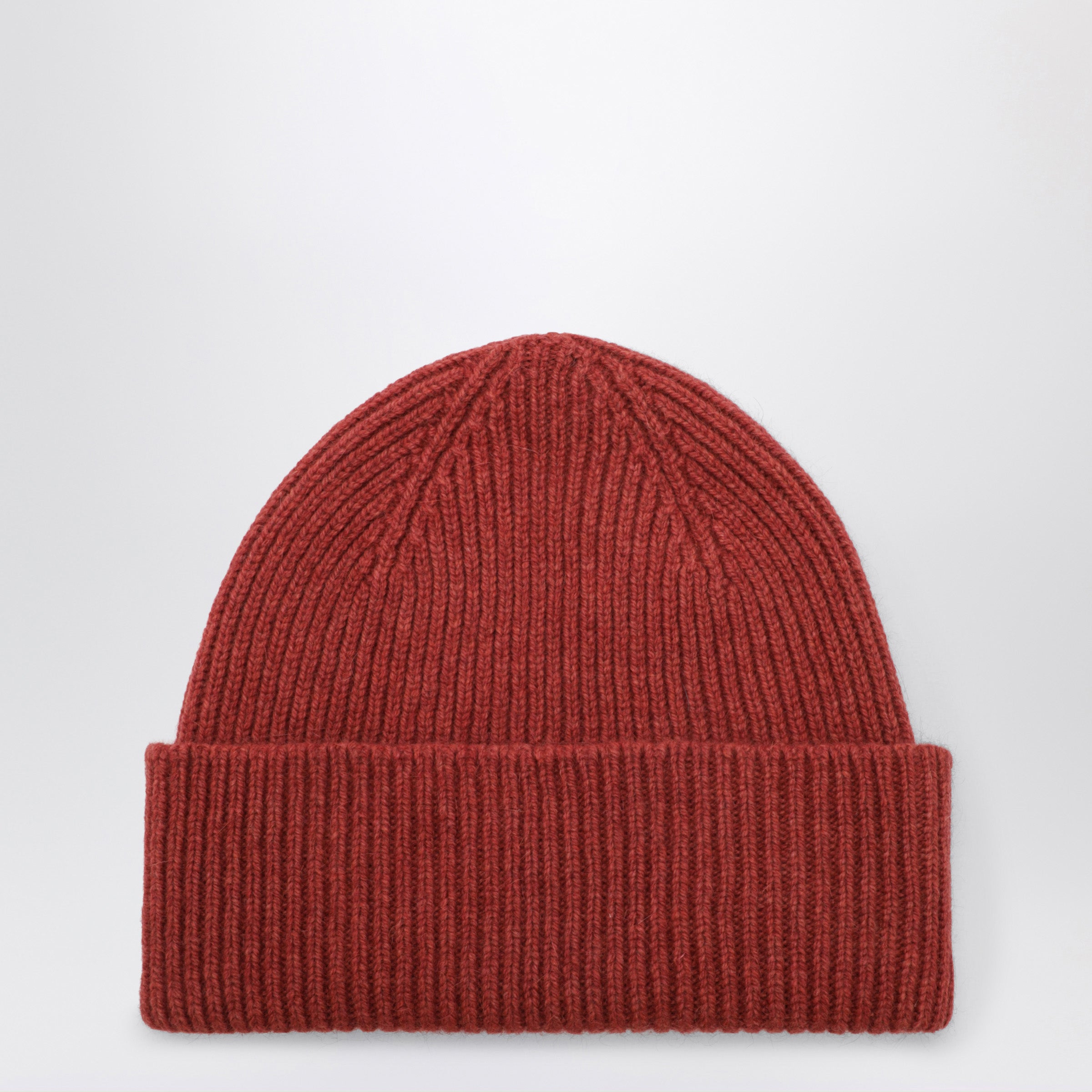 Beanie In Wool And Caregora In Terra