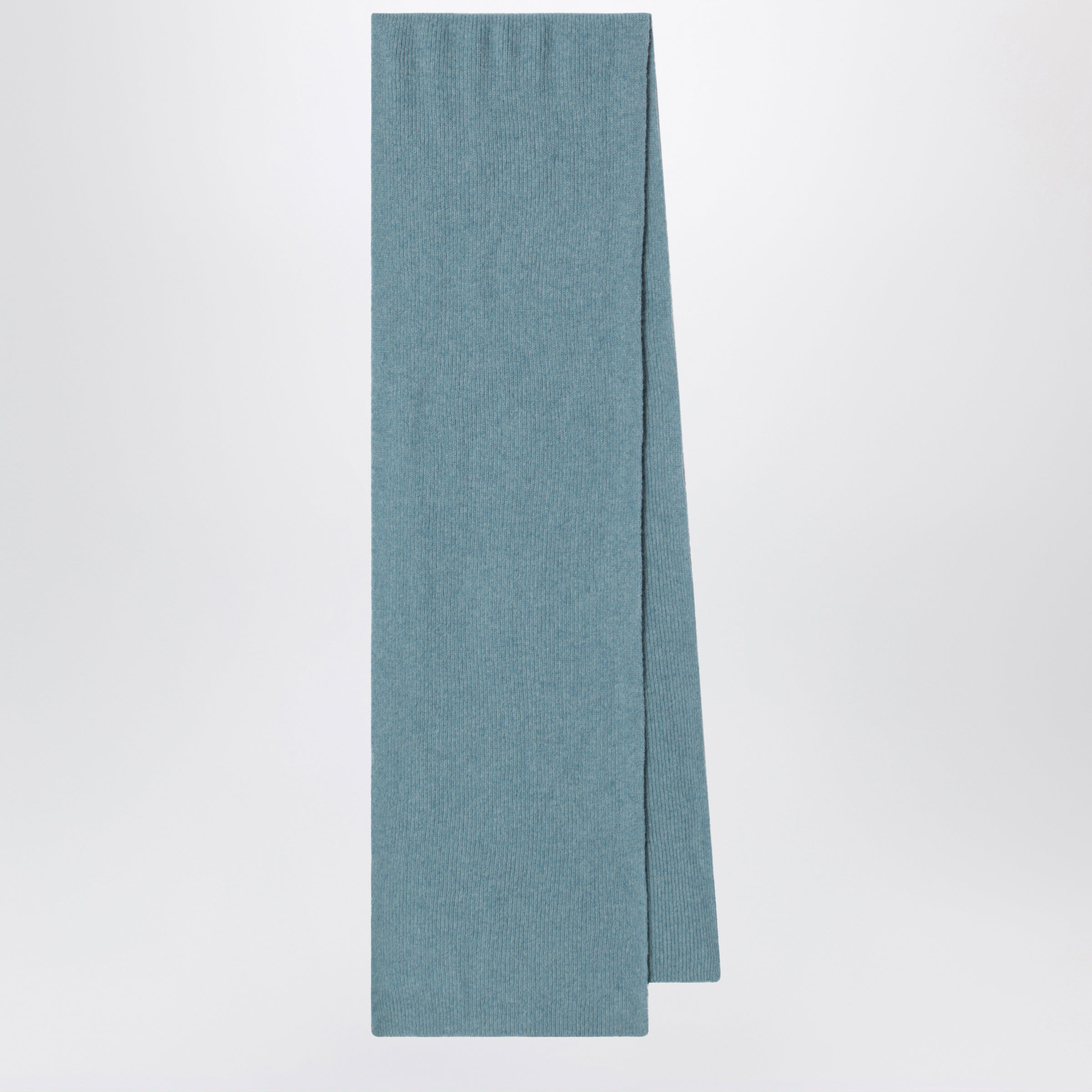 Scarf In Wool And Caregora In Basil