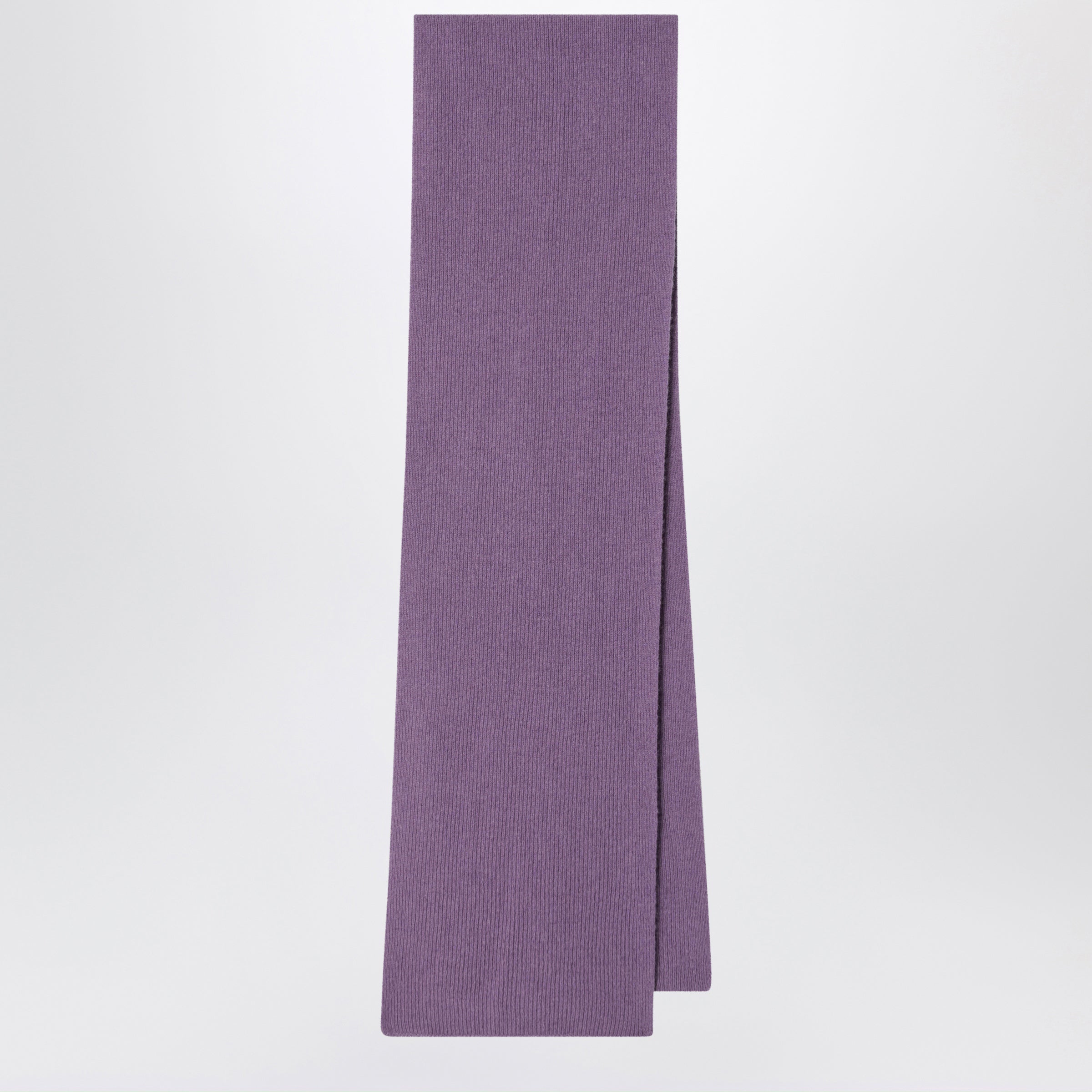 Scarf In Wool And Caregora In Lavender