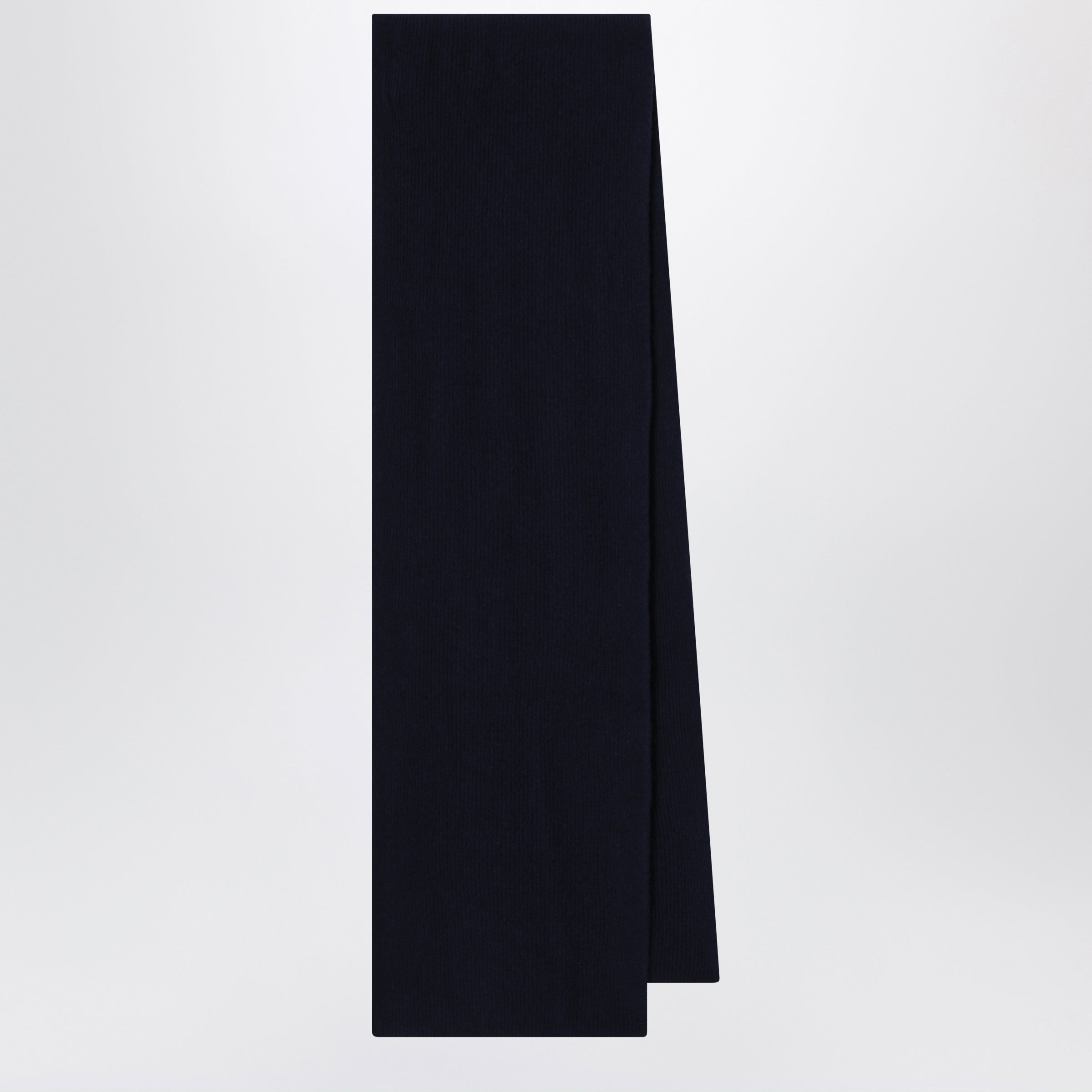 Scarf In Wool And Caregora In Midnight