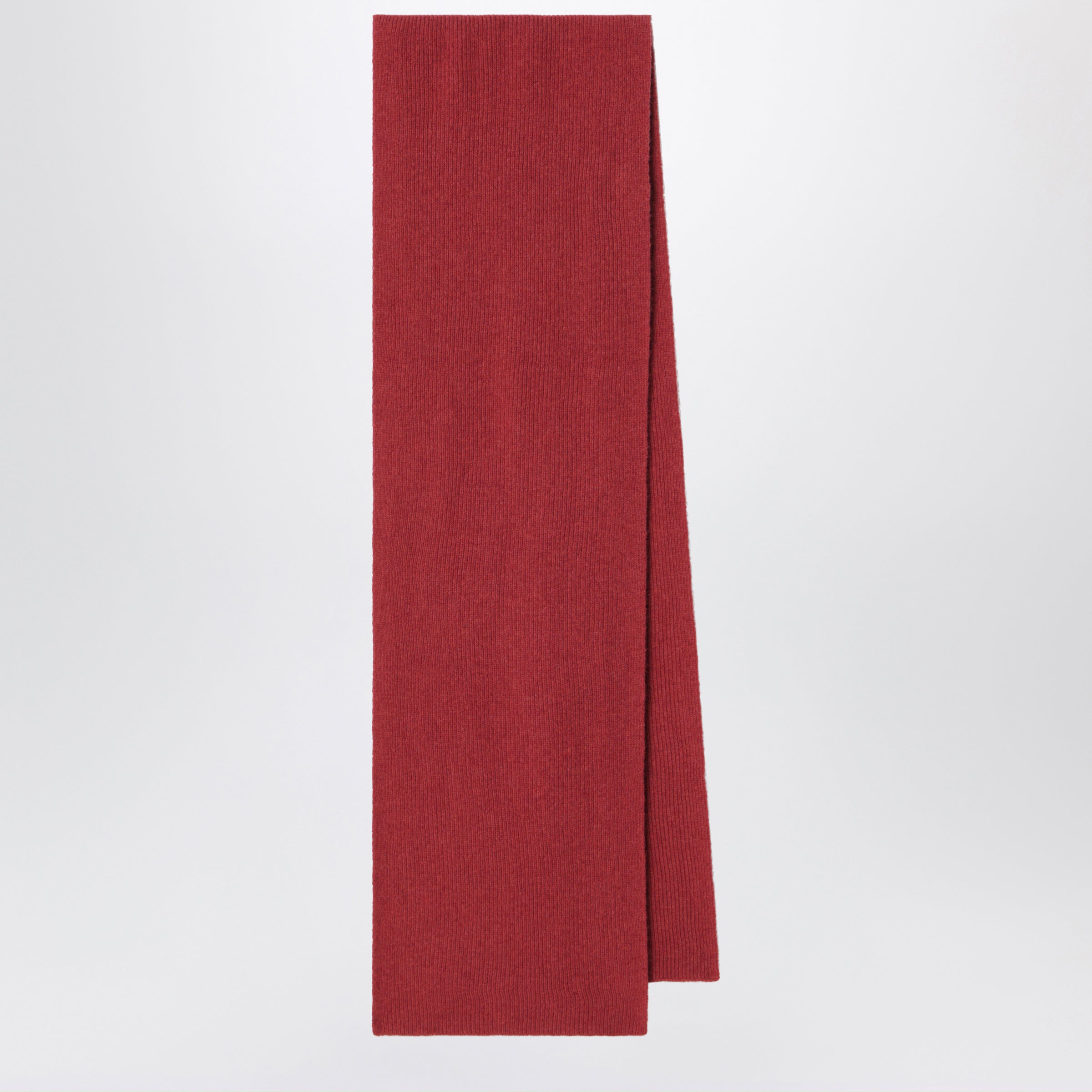 Scarf In Wool And Caregora In Terra