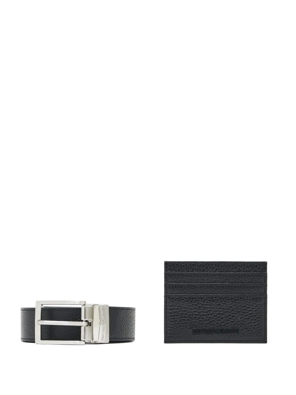 Leather Card Case And Belt Set