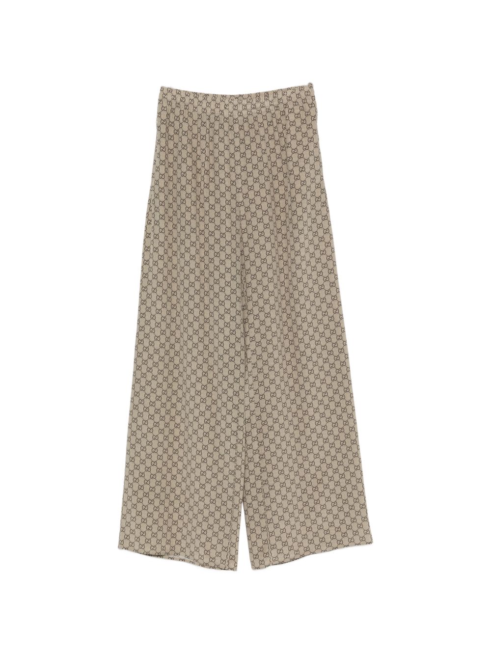 Leisure Trousers In Beige Gg Silk