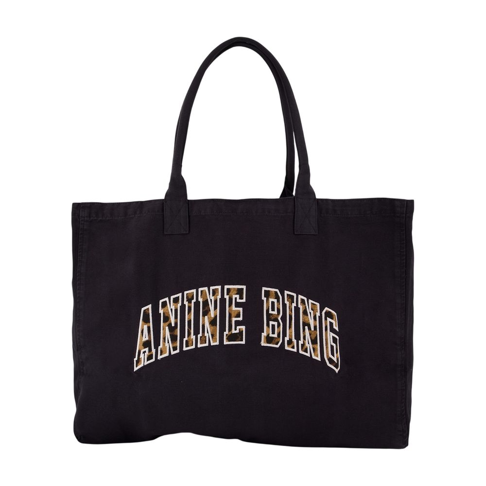 Anine Bing Leo Shopper Bag -  - Cotton - Black