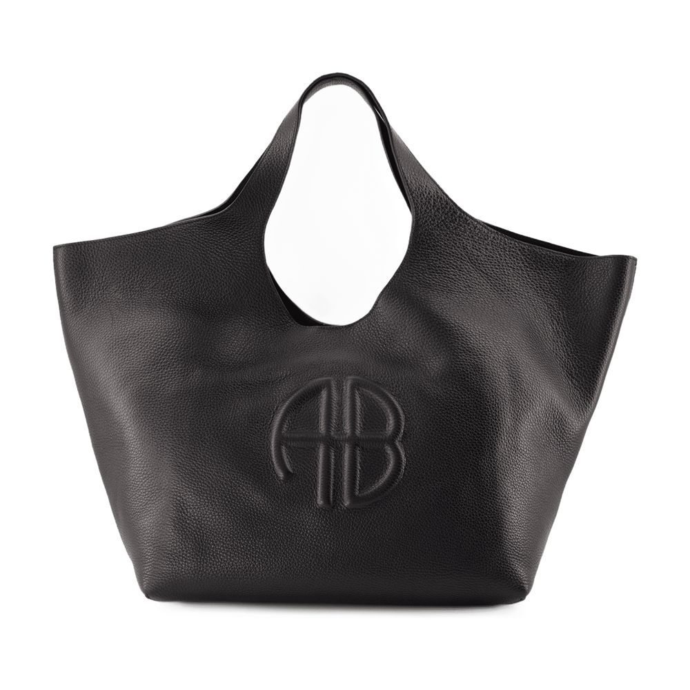 Lili Shopper Bag -  - Leather - Black