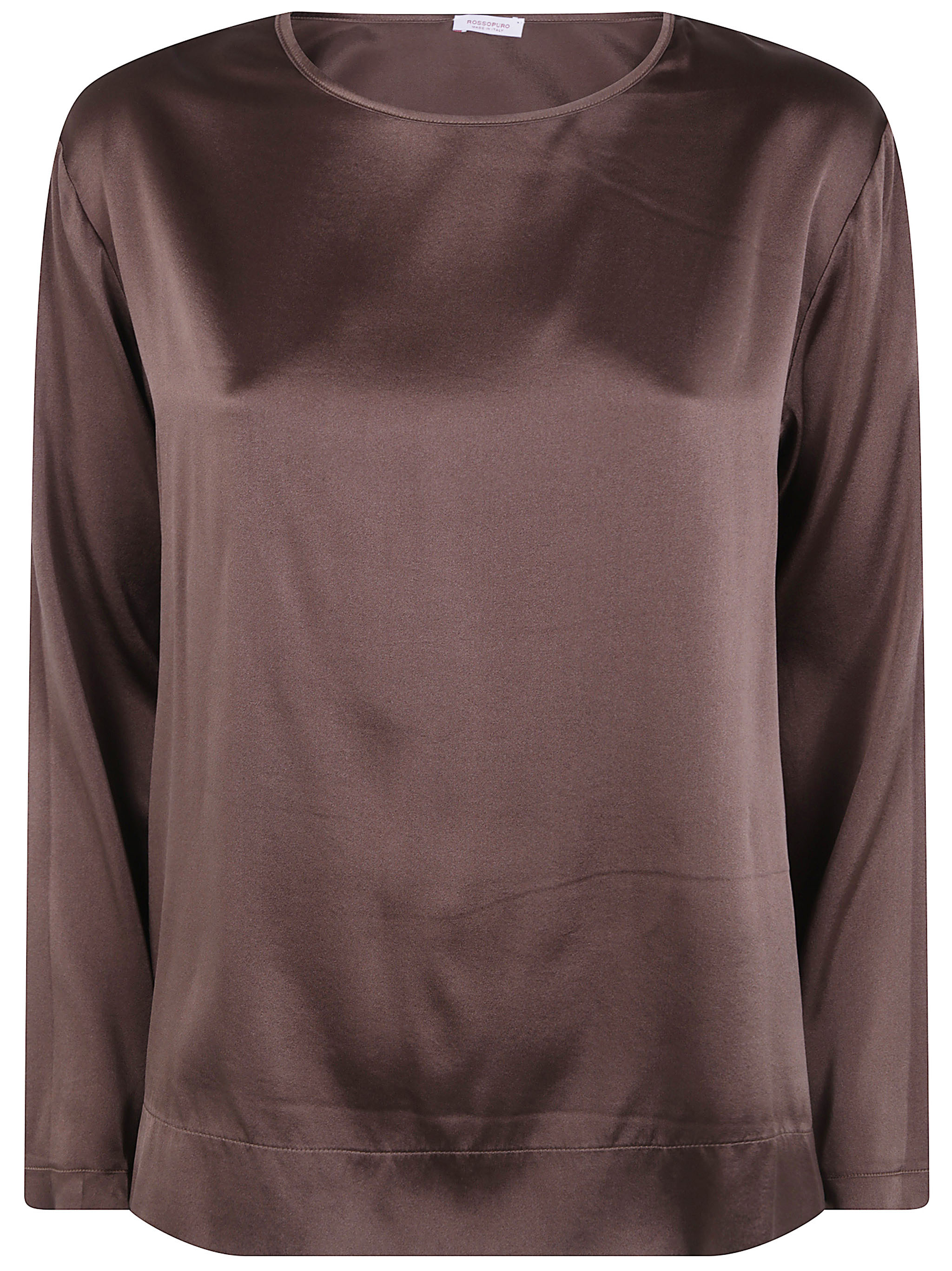 Long Sleeved Silk Blouse