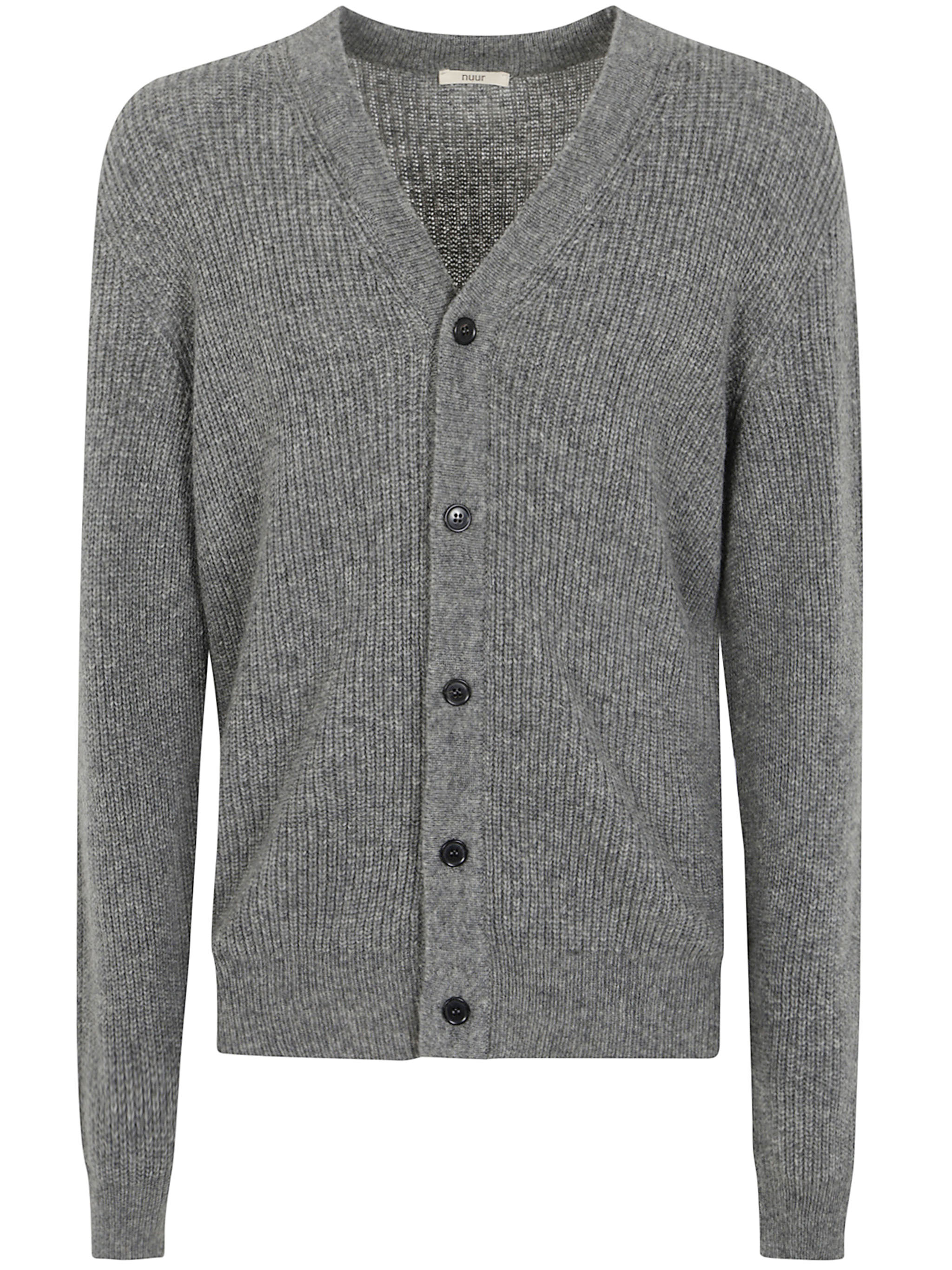Nuur Long Sleeves Cardigan In Grey