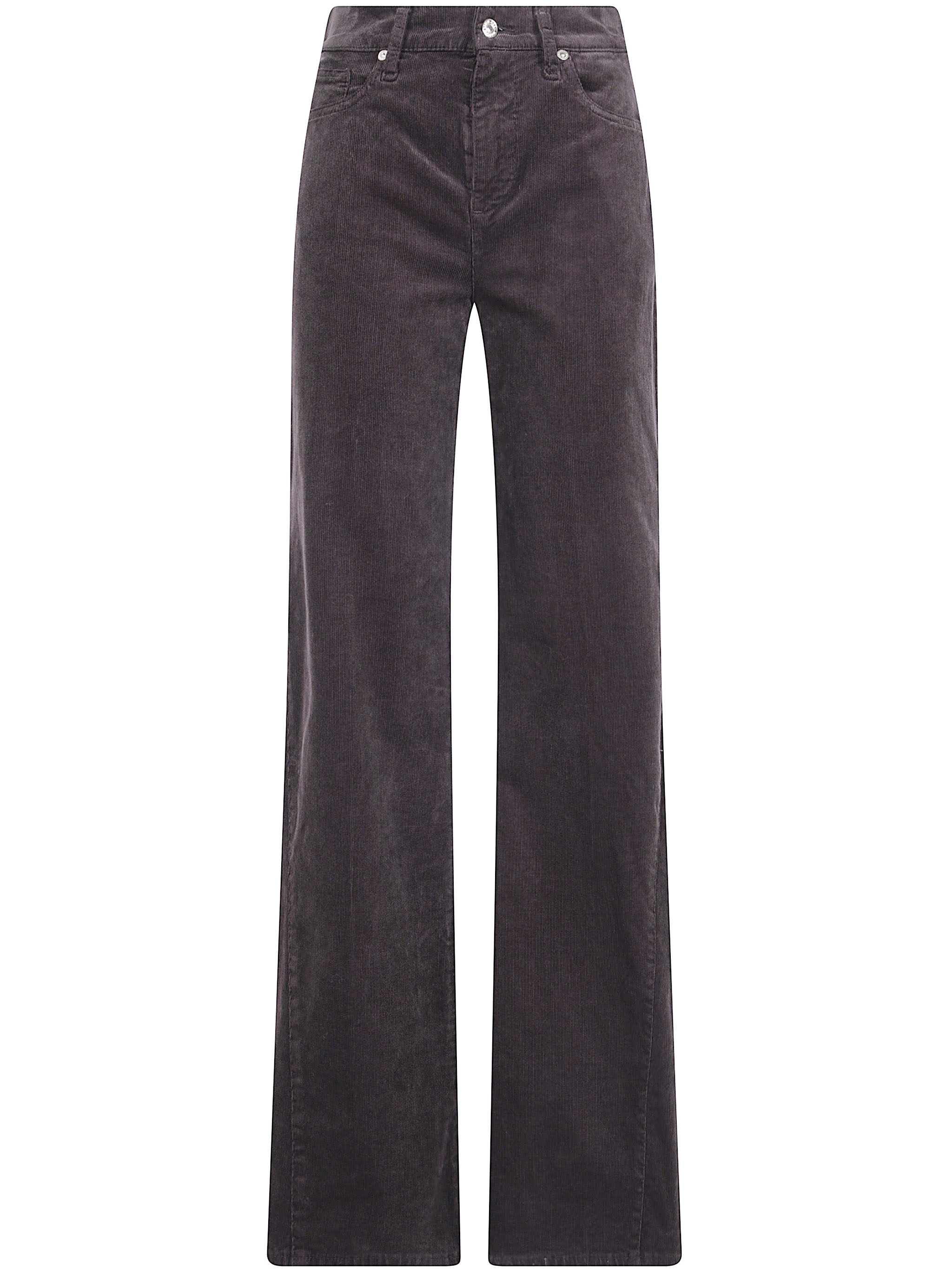 Seven For All Mankind Lotta Corduroy Coffee Bean With Side Panel In Brown