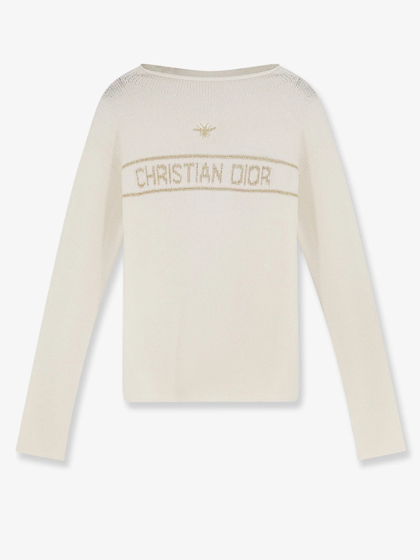 Dior Maglia Con Logo In Ivory