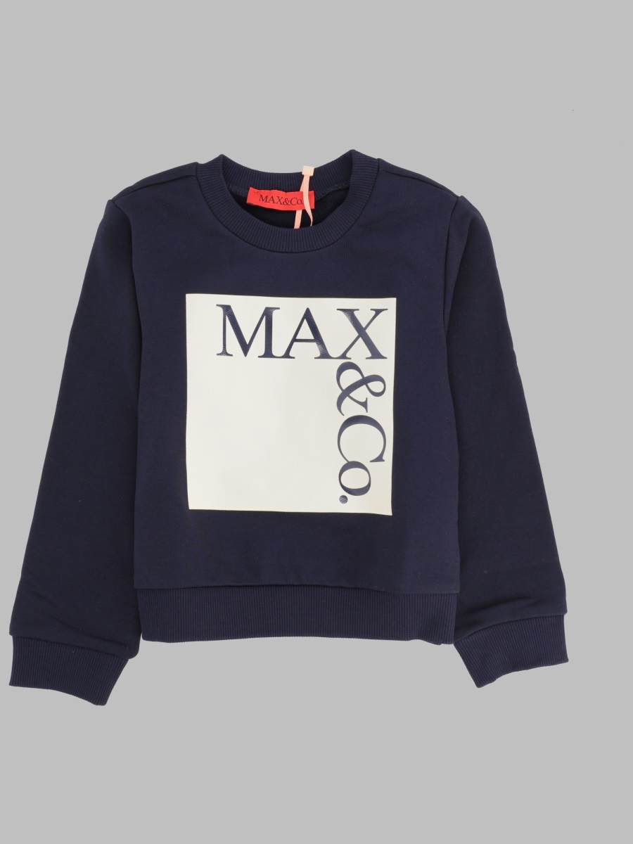 Max Co Max&co. Felpa In Black