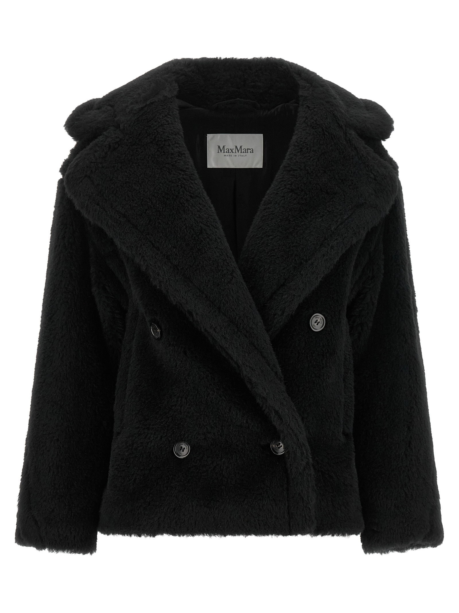 Max Mara 'alcuno' Short Coat In Black