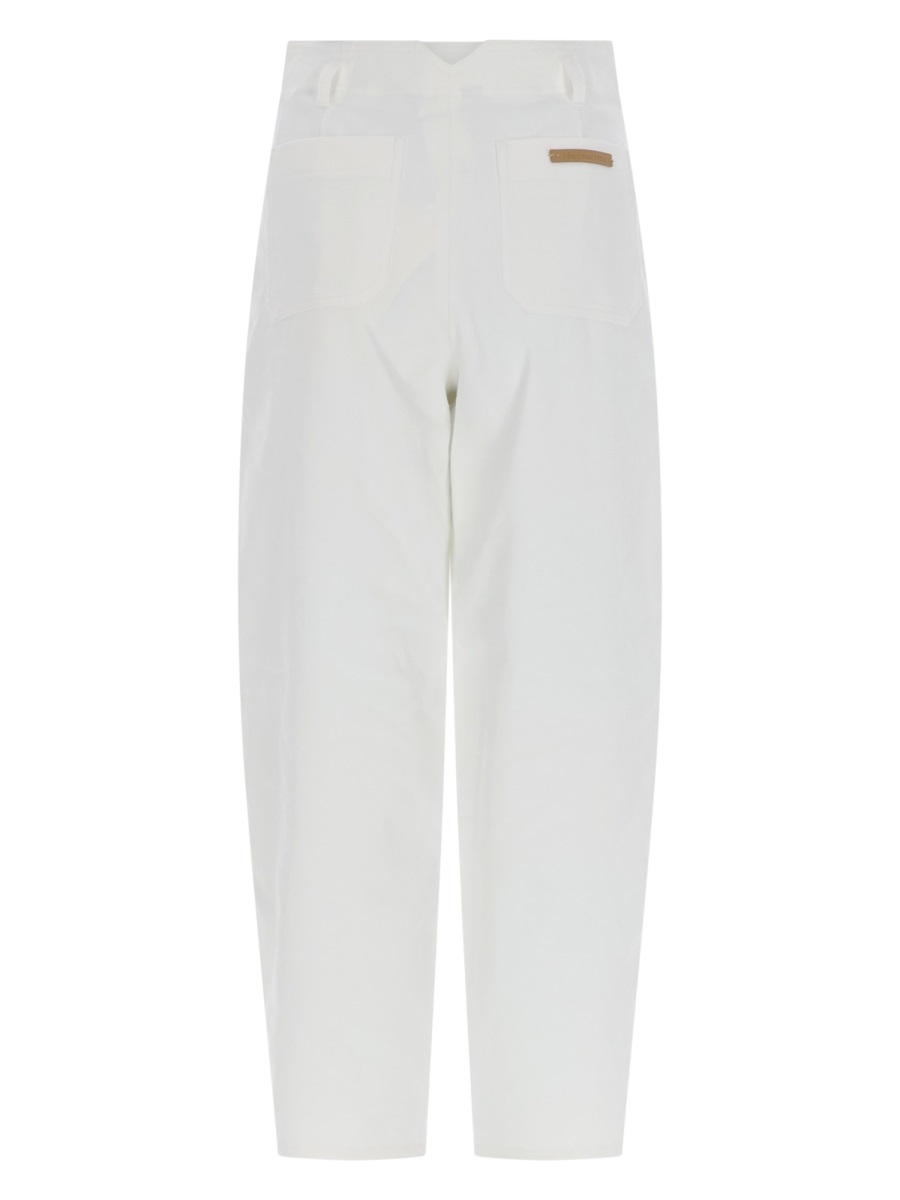 Max Mara Pantalone Bautta In White
