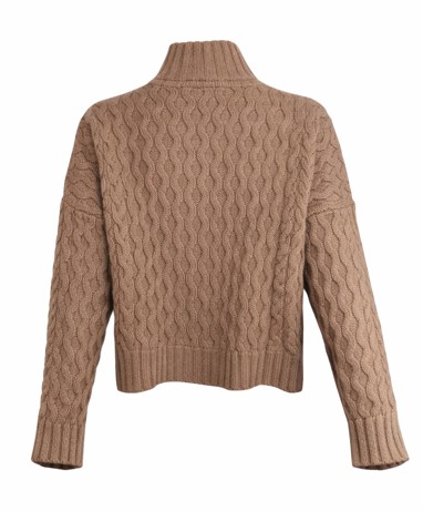 Max Mara Weekend Tan Virgin Wool Sweater