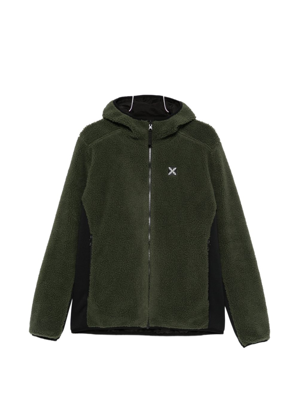Green Black Polyamide Jacket