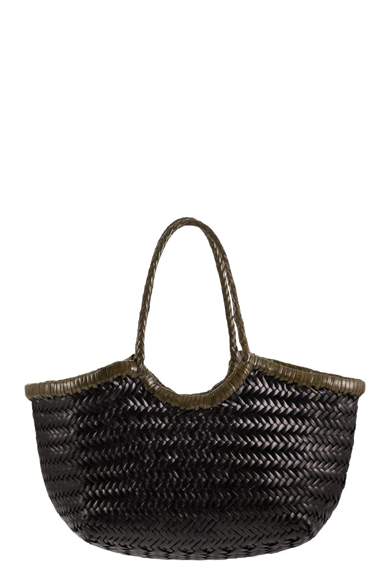 Nantucket - Two-Tone Woven Buffalo Calfskin Bag