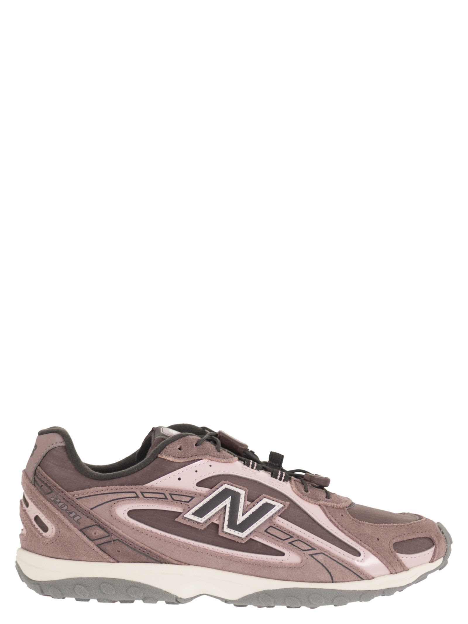 Mesh And Suede Lifestyle Sneakers With Leather Details