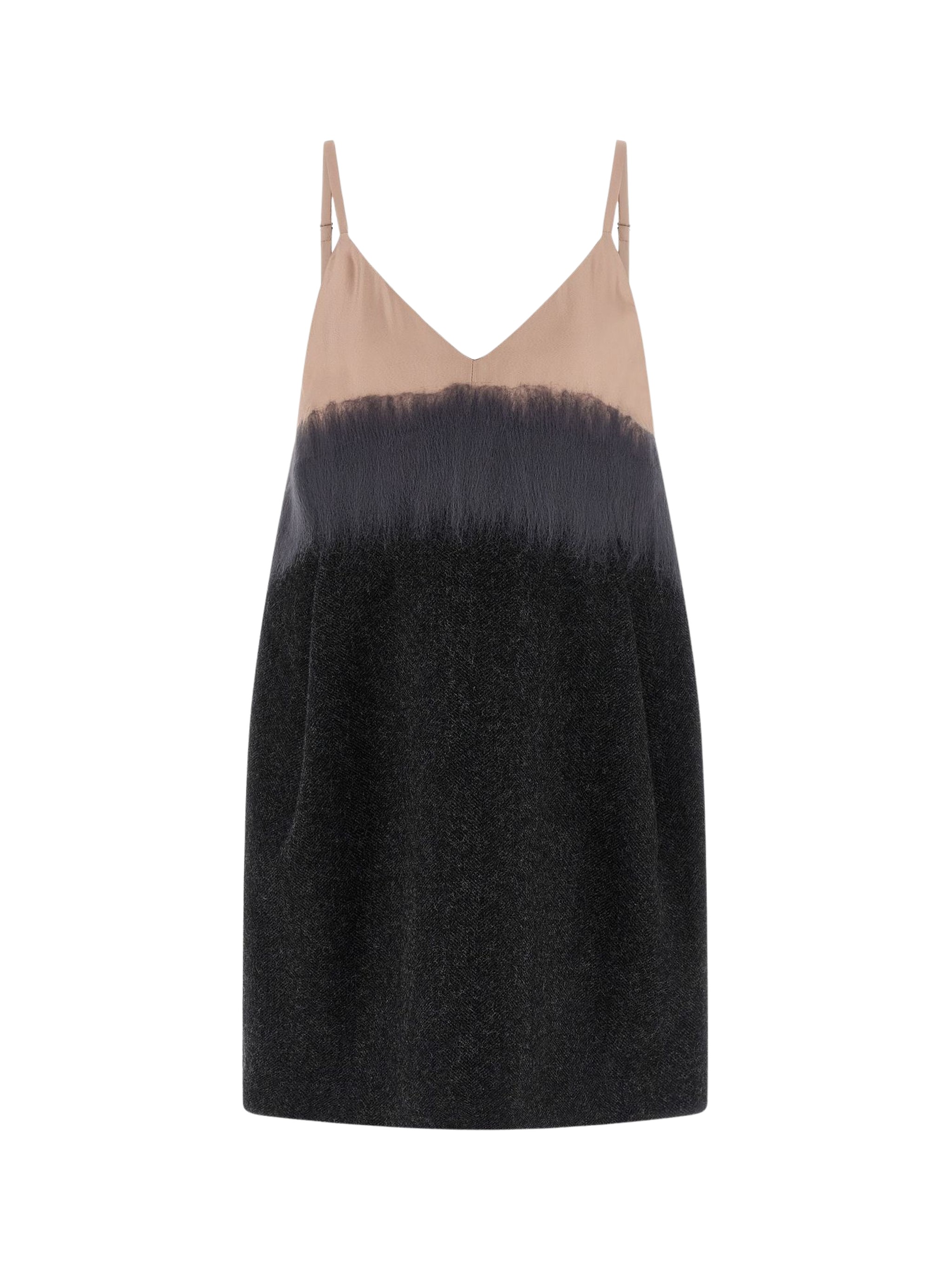 Nikolas Color-Block Slip Dress