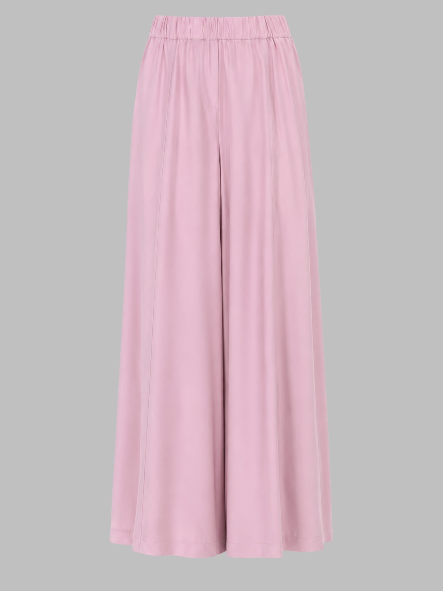 Nude Pantalone A Gamba Ampia In Pink