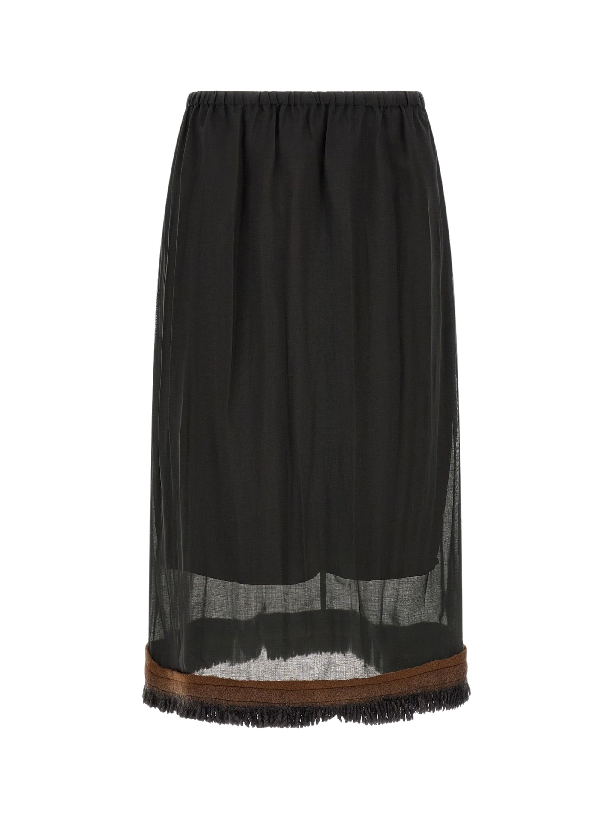 Ophelia Fringed Layered Skirt