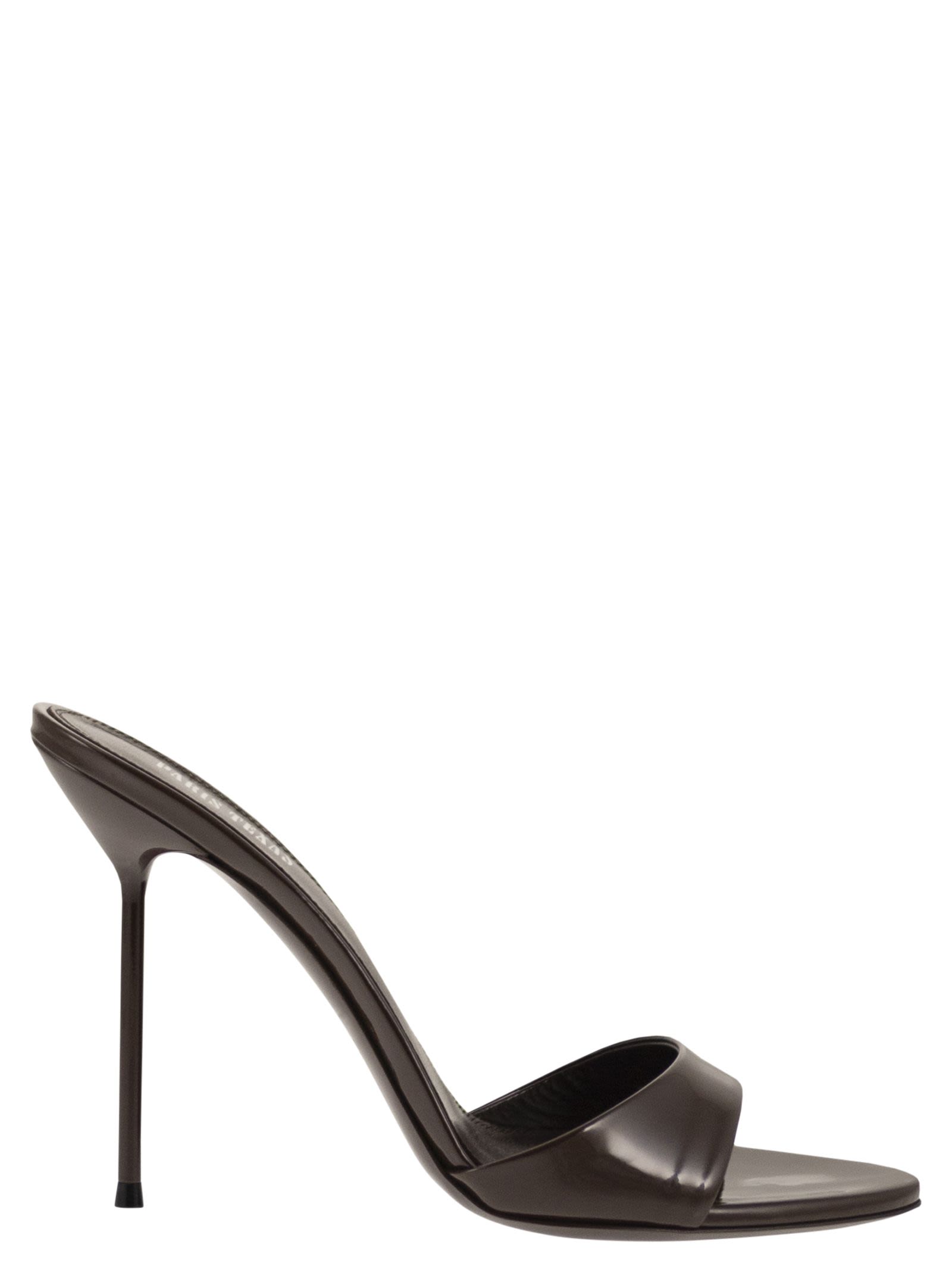 Lidia Mule 105 - Patent Leather Mule Sandals