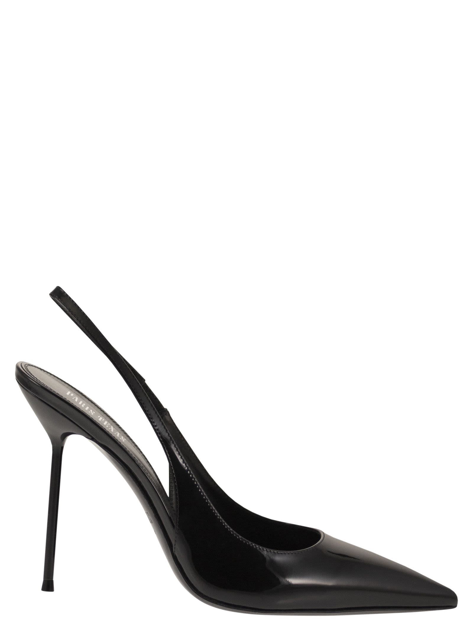 Lidia Slingback 105 - Patent Leather Slingback Pumps