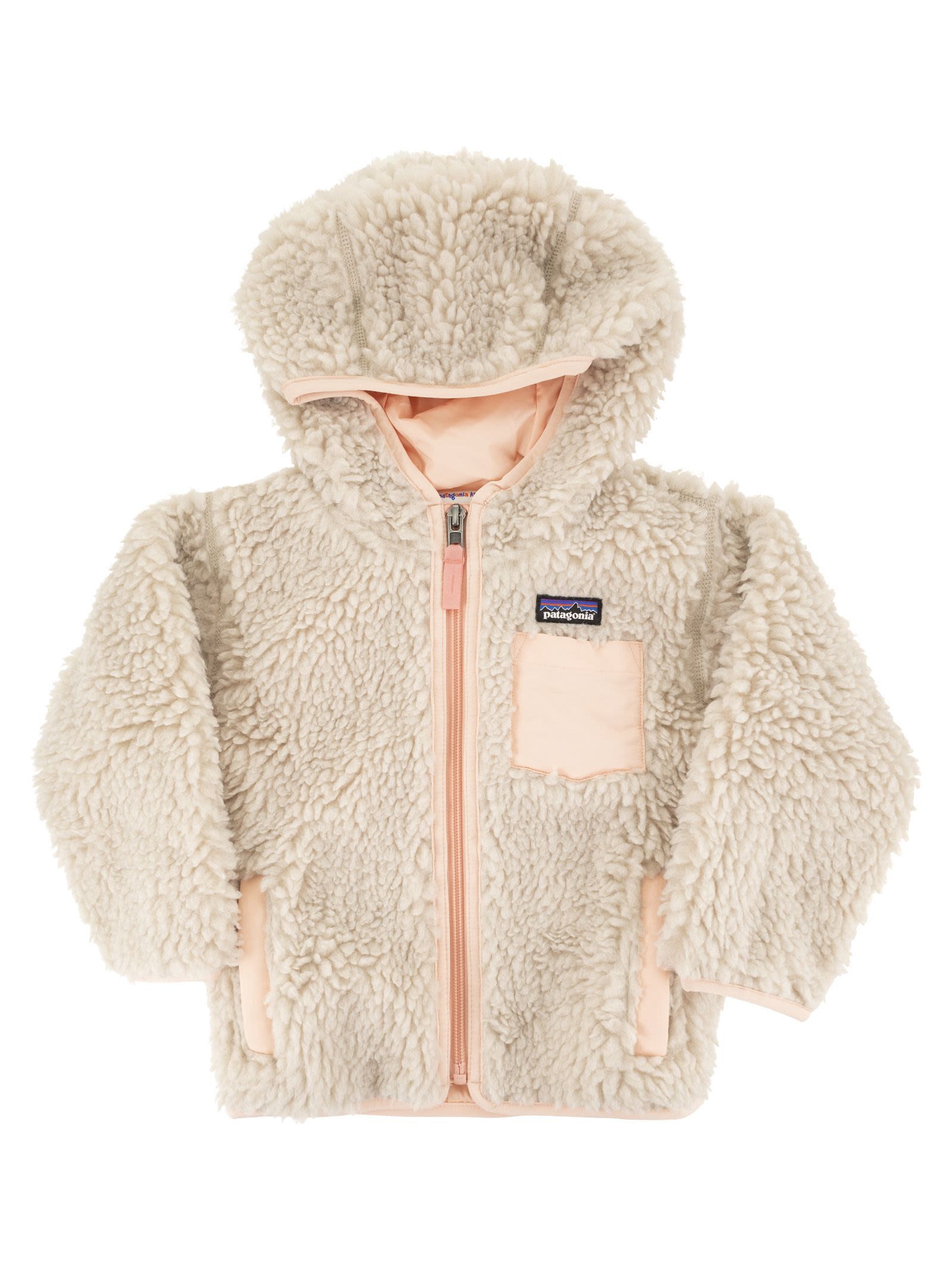 Hooded Recycled Sherpa Fleece Jacket